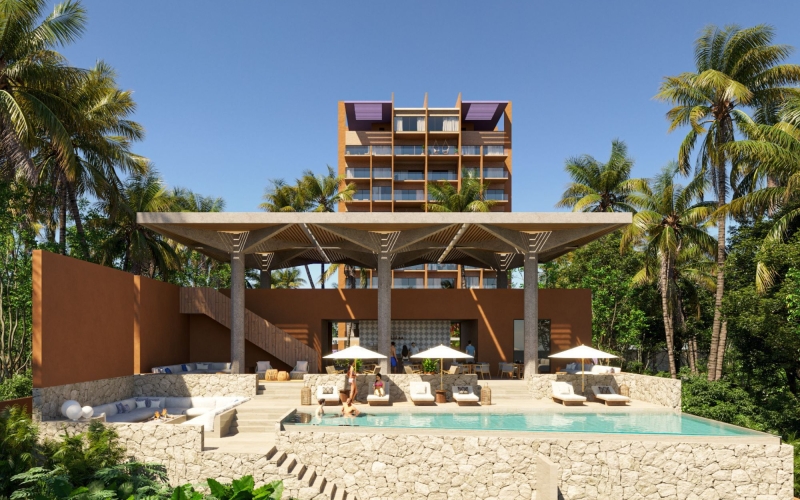 Condo with pool, spa, and business center, in Costa Mujeres, Canc&uacute;n