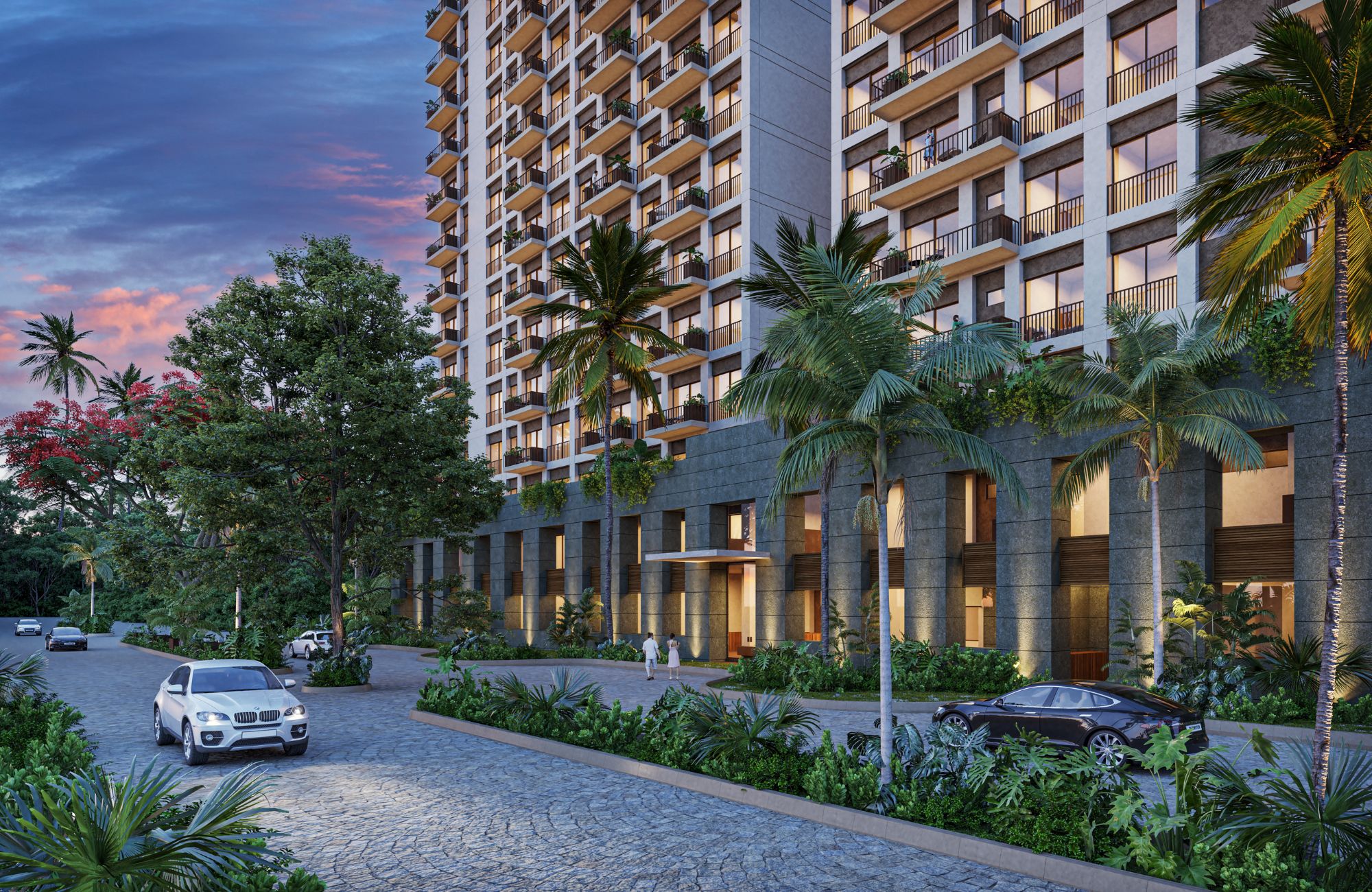 Apartment with concierge, cinema, spa, gym, sky lounge, restaurant, dog area and more amenities in pre-construction, Cancun for sale.