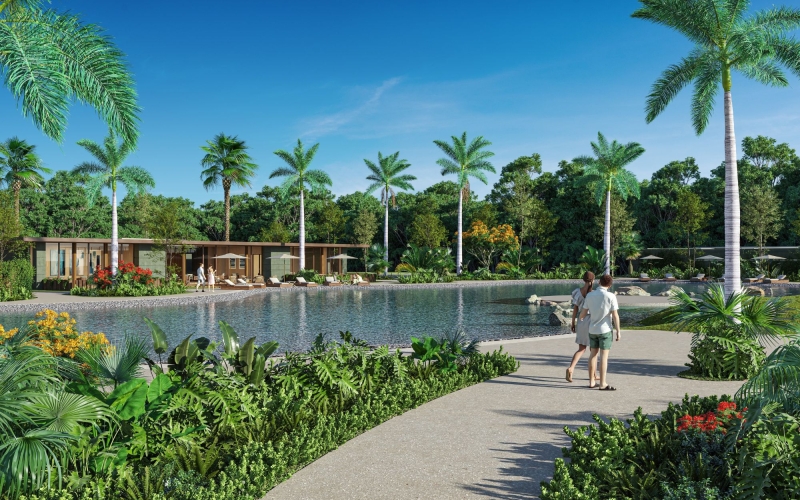 Apartment with infinity pool, gym, padel, mini golf, for sale, Luis Donaldo Colosio, Canc&uacute;n.