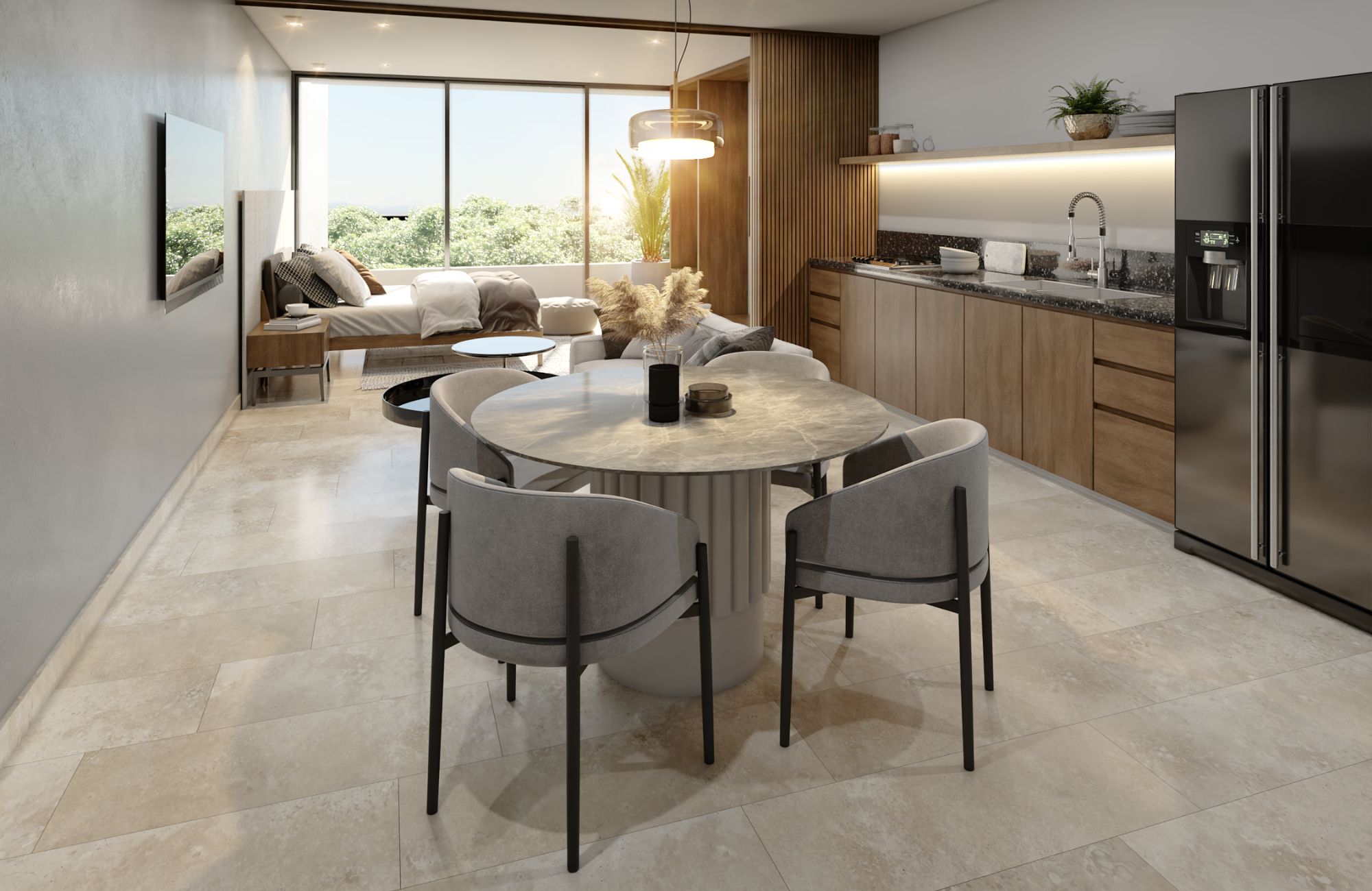 Estudio pet friendly con Den, en venta, Temoz&oacute;n Norte, M&eacute;rida