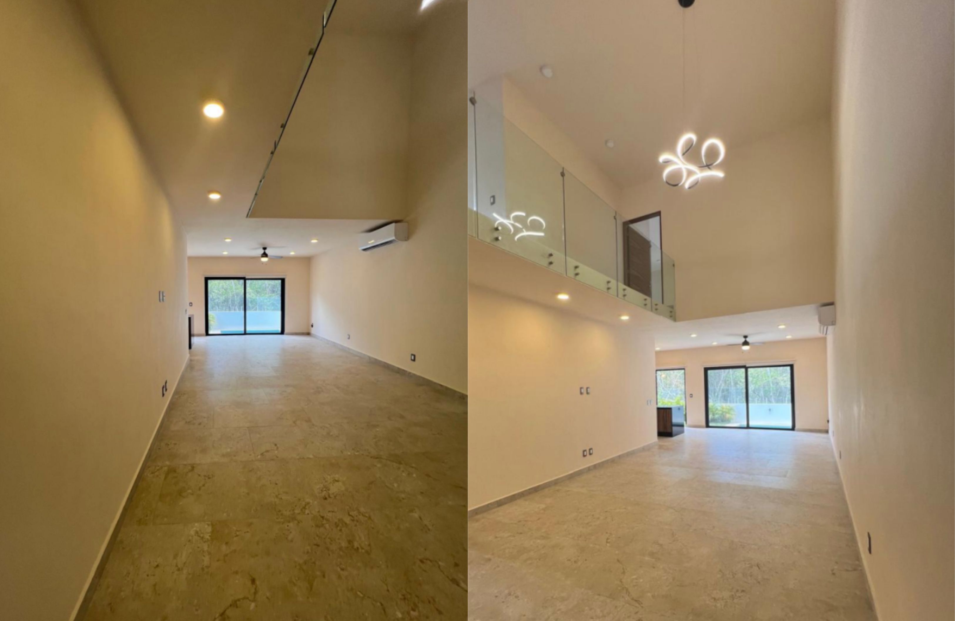 Casa con alberca privada, techos altos, en venta Residencial Aqua, Canc&uacute;n