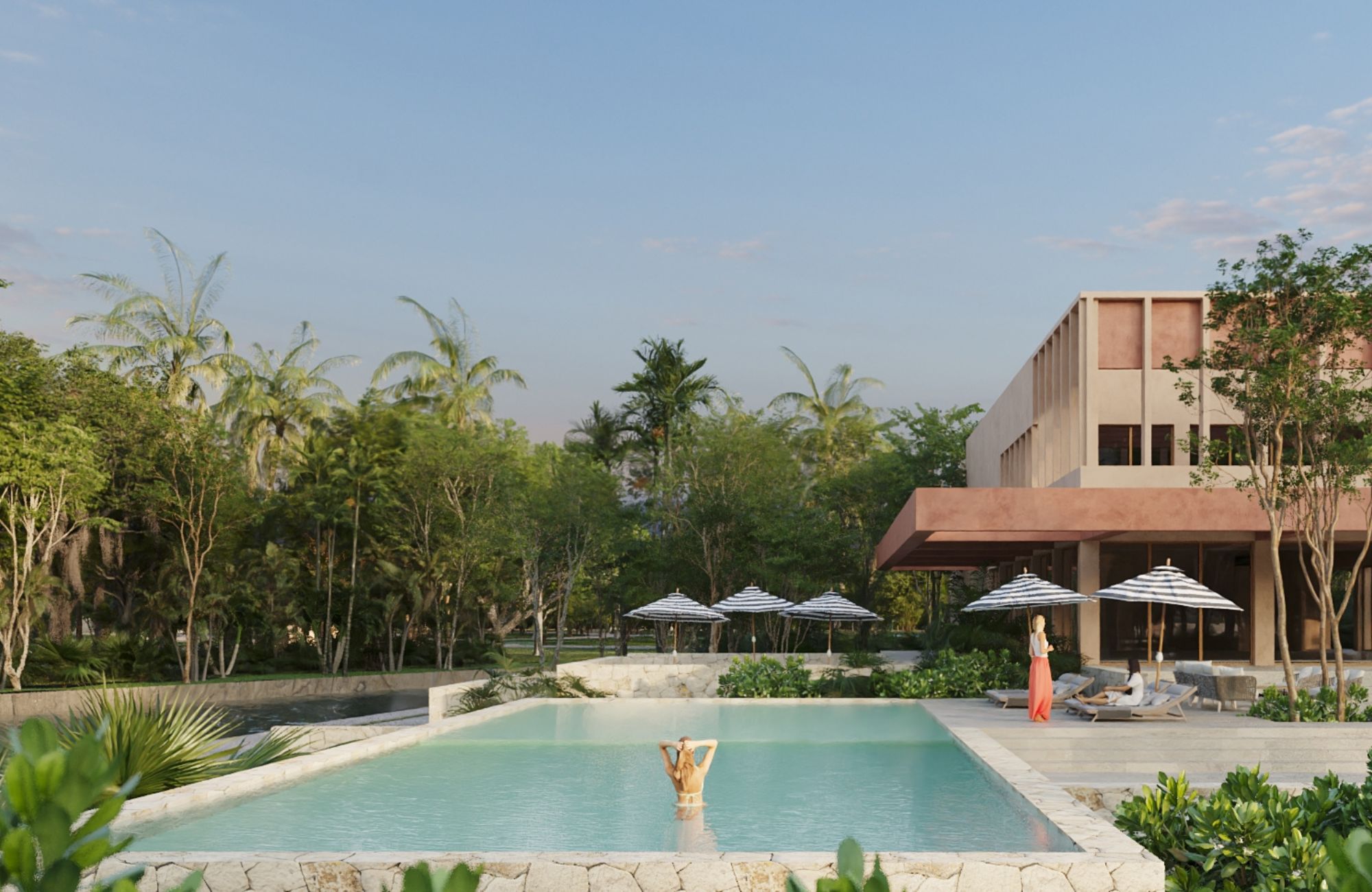 Single-family lot in Los Almendros Residential, for sale, Playa del Carmen.