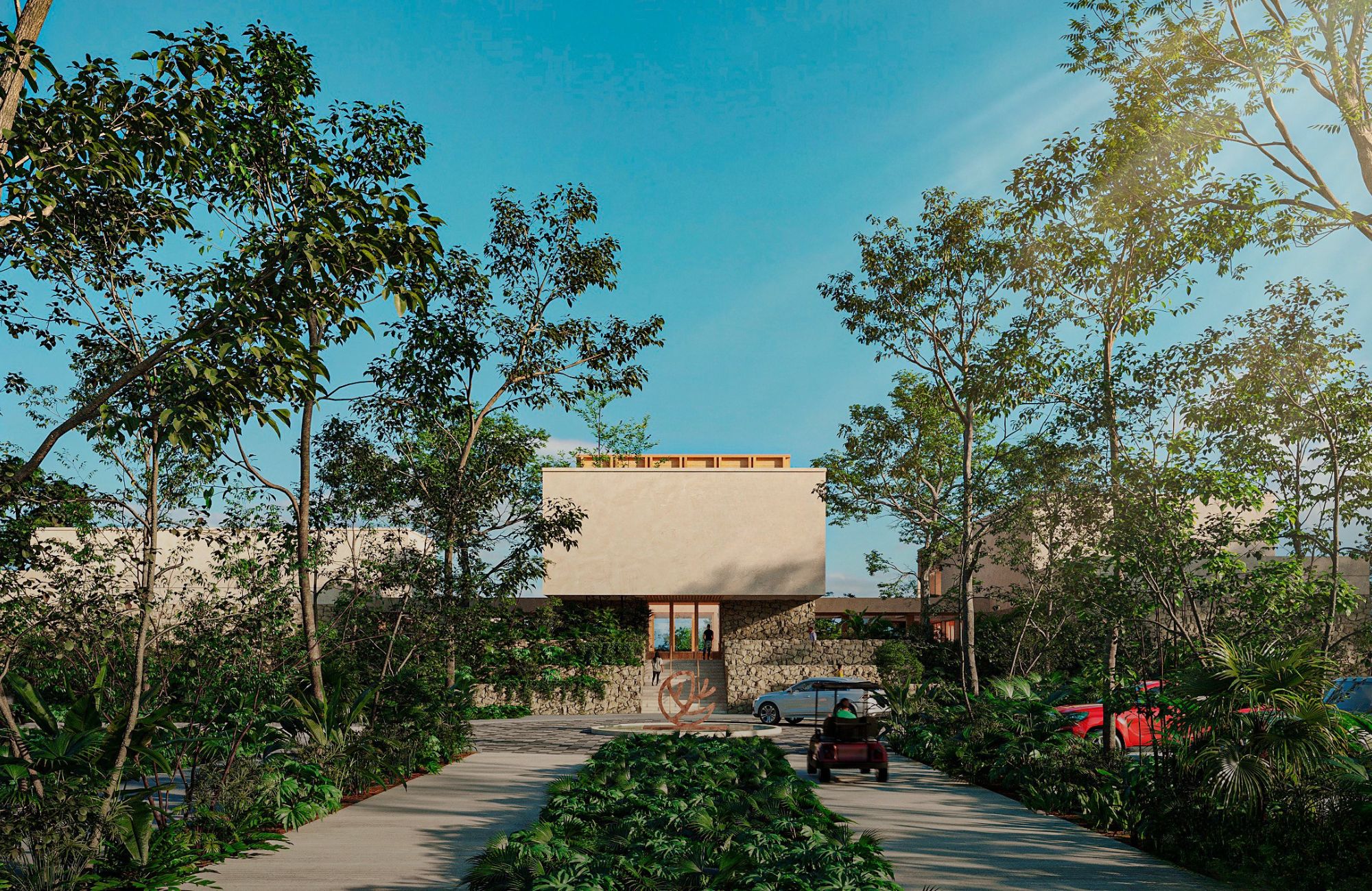 Single-family lot in Los Almendros Residential, for sale, Playa del Carmen.