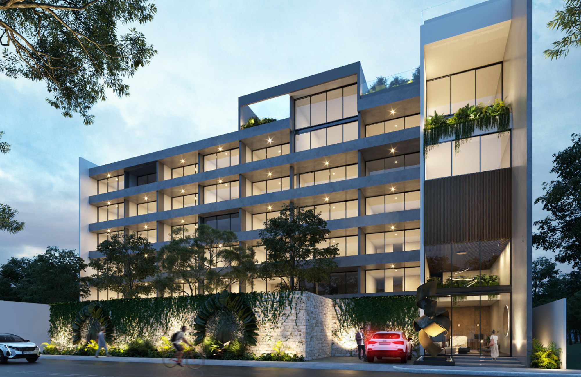 Loft amueblado con alberca privada en peque&ntilde;a comunidad cerrada, Centro M&eacute;rida