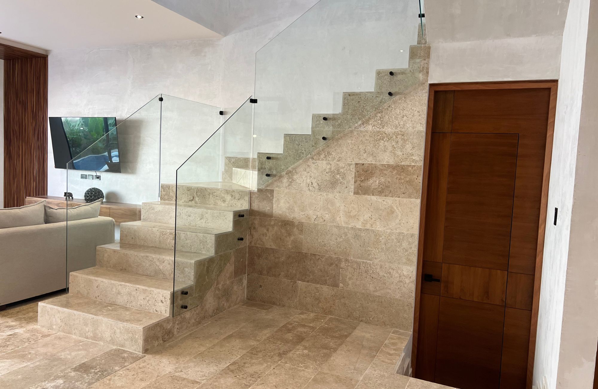 Casa con doble altura y rooftop, alberca comun, El Encuentro, Playa del Carmen