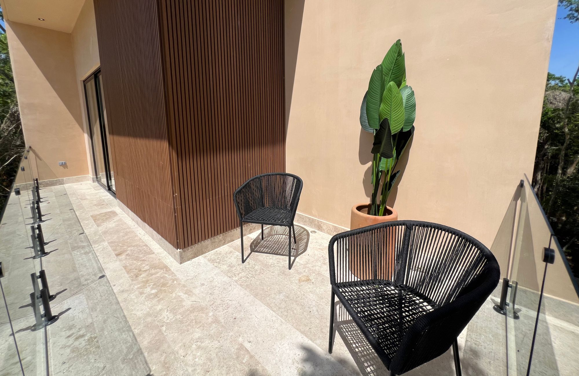 Casa con doble altura y rooftop, alberca comun, El Encuentro, Playa del Carmen