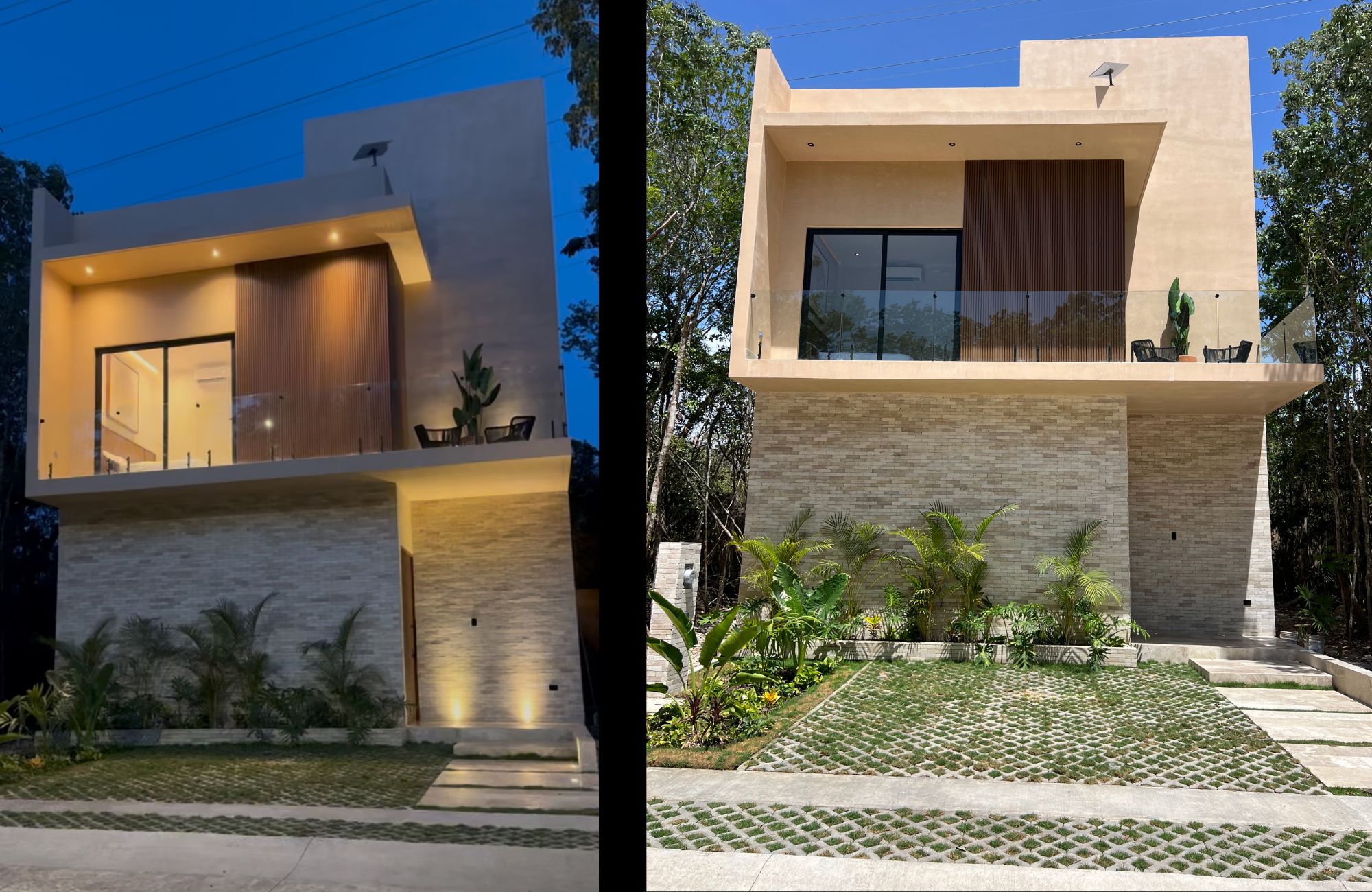 Casa con doble altura y rooftop, alberca comun, El Encuentro, Playa del Carmen