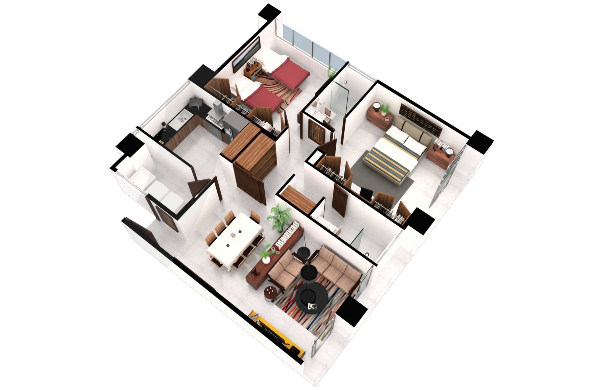 Condo with private terrace for sale in Lagos del Sol, Canc&uacute;n