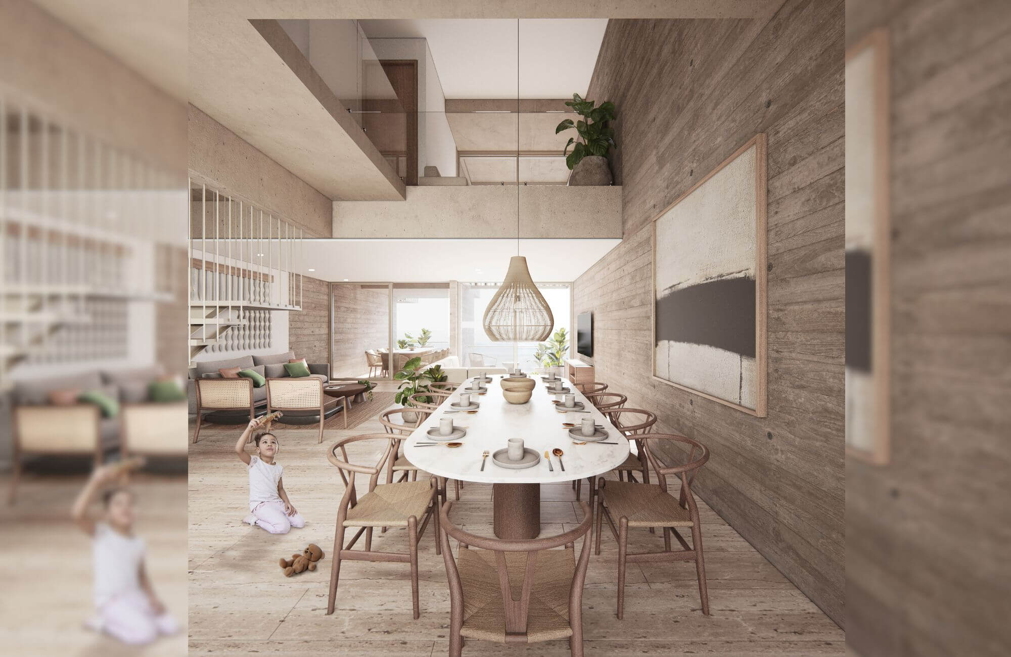 Condominium with ocean view in a sustainable building golf course, and nature reserve. Fully equipped and with amenities, semi-Olympic pool