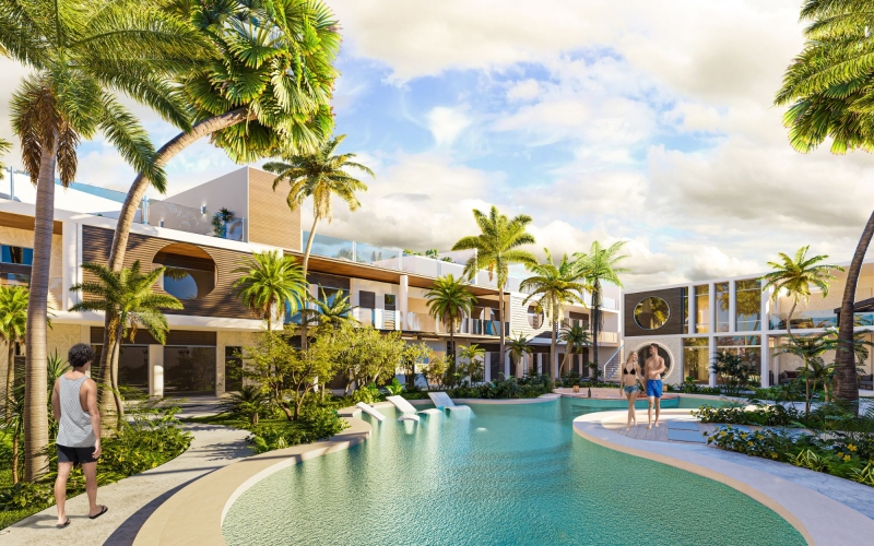 Condo with private garden for sale, Av. Pedro Joaqu&iacute;n Coldwell, Cozumel