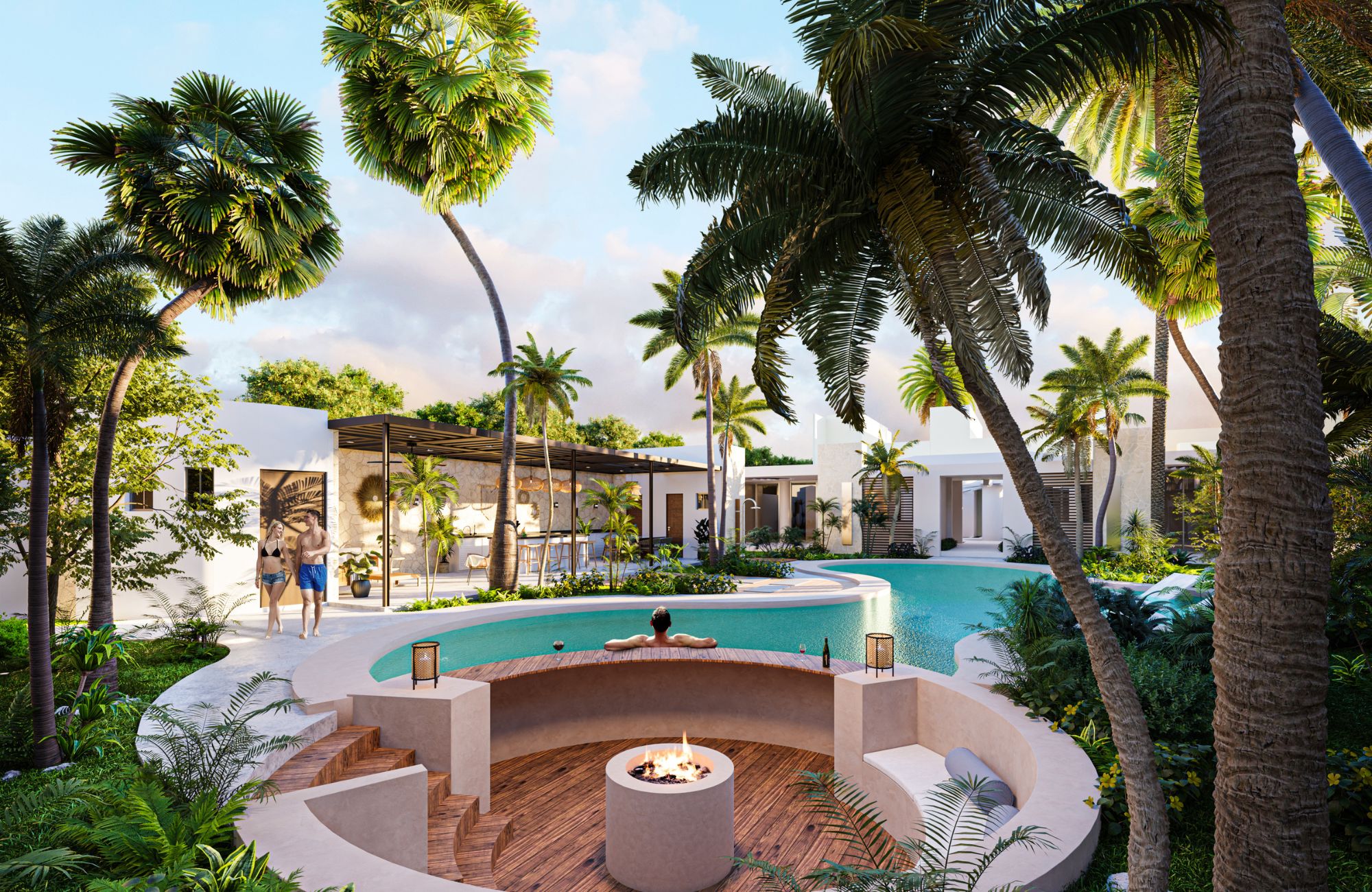 Condominium with private pool for sale, South Hotel Zone, Cozumel