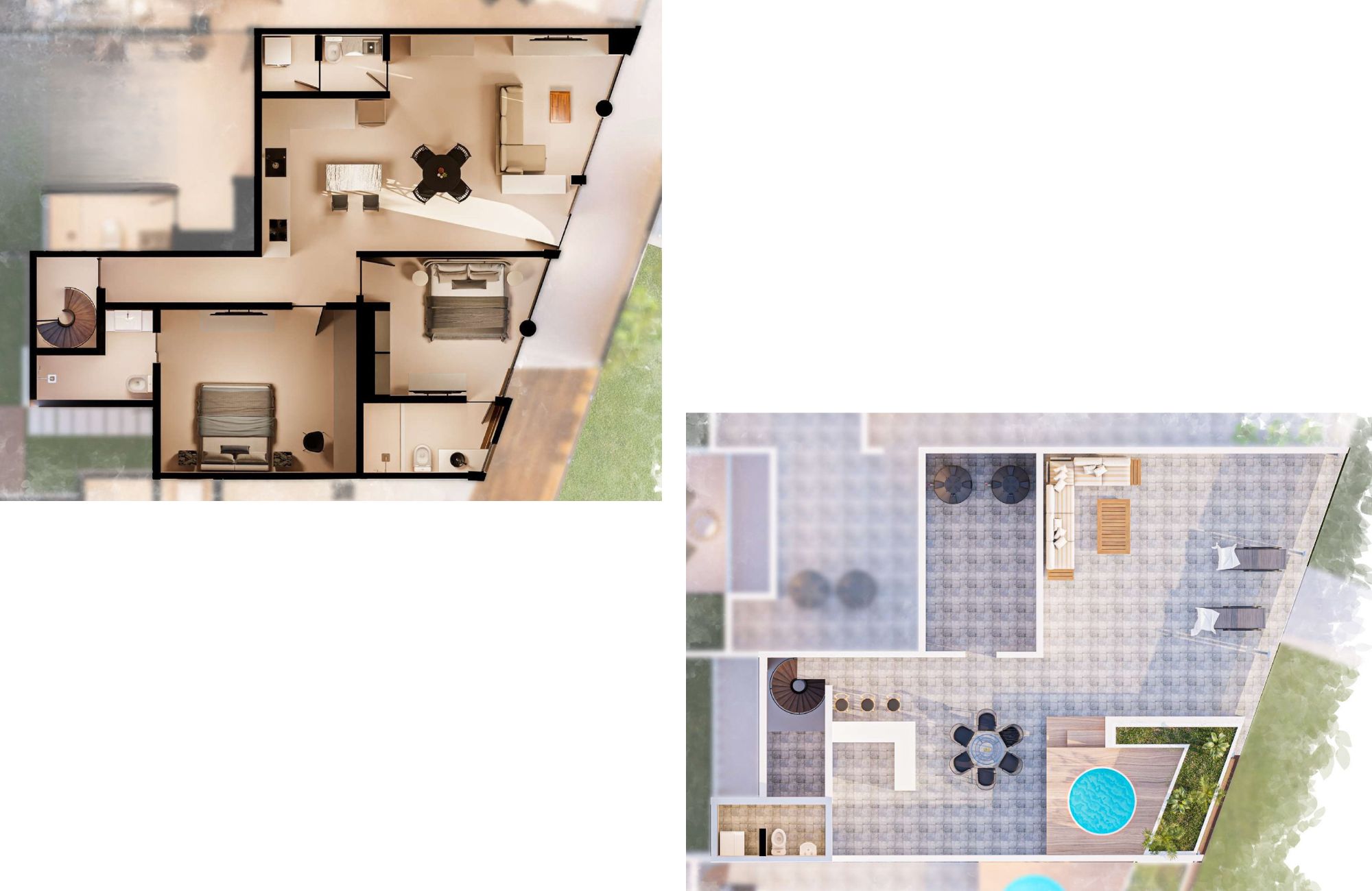 Beachfront condo, hotel services, dock, tennis court, jacuzzi, beach club, room service, concierge and more for sale in Cozumel