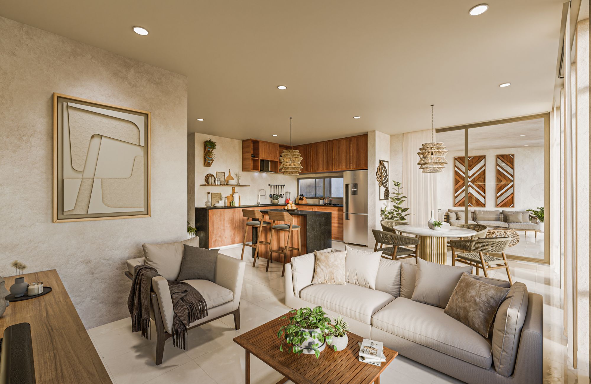 Beachfront condo, hotel services, dock, tennis court, jacuzzi, beach club, room service, concierge and more for sale in Cozumel