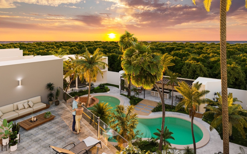 Apartment with roof garden for sale, Av. Pedro Joaqu&iacute;n Coldwell, Cozumel