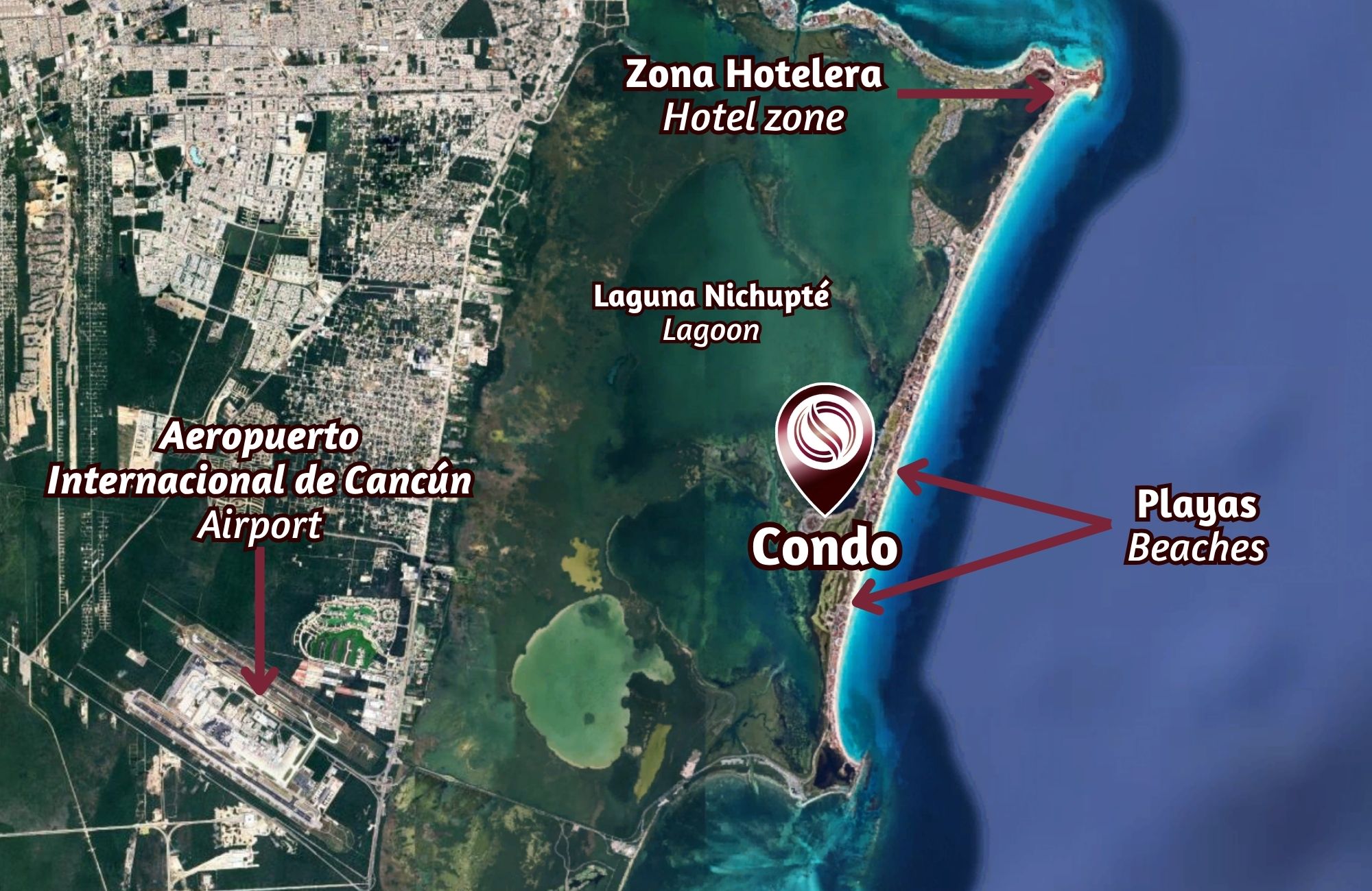 Luxury condo with lagoon views for sale, Hotel Zone Canc&uacute;n