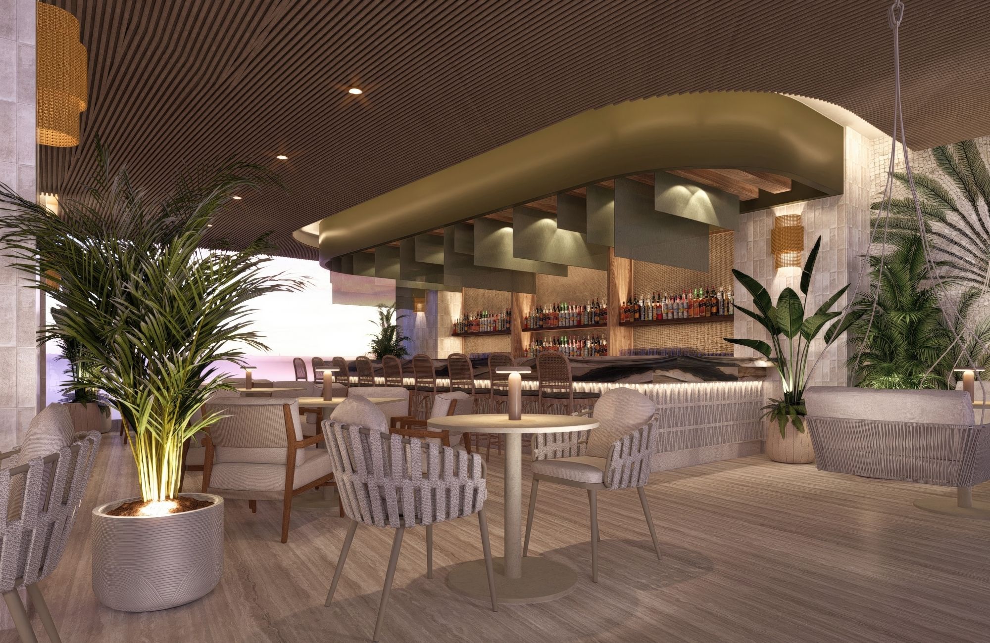 Ocean view condo with, dock, adults pool, pet park, golf, marina,  beach club, for sale Puerto Canc&uacute;n.