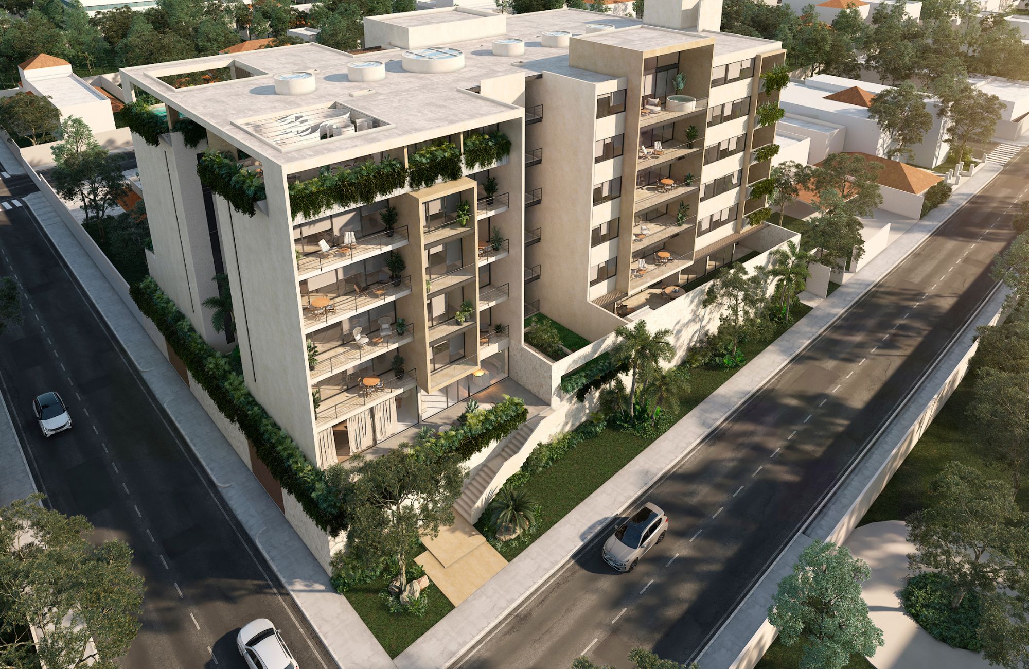 Steps from the beach condominium pool, Chicxulub Puerto, for sale, M&eacute;rida