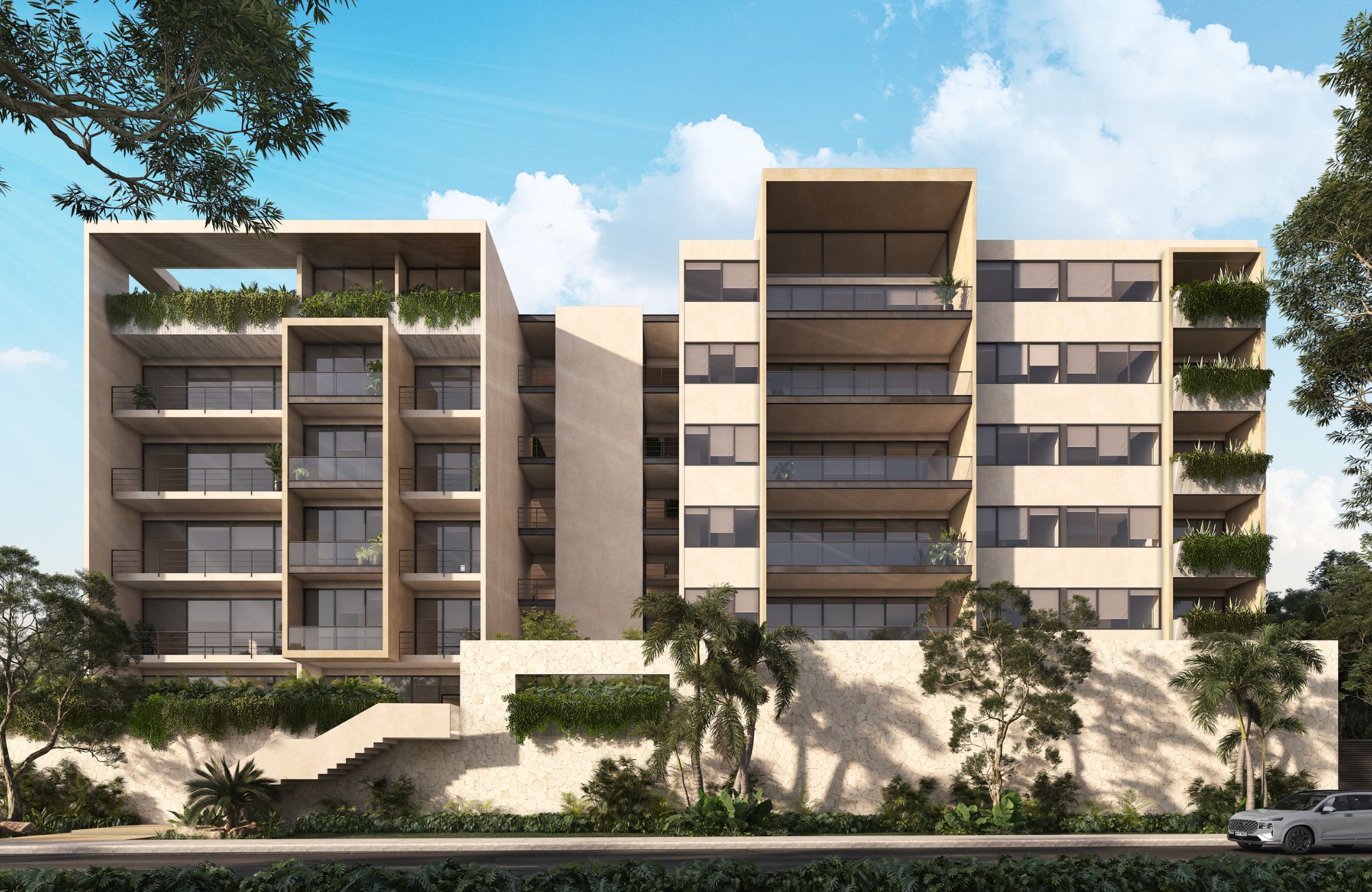 Condo with terrace, pool, service room, pre-sale, North Zone, M&eacute;rida.