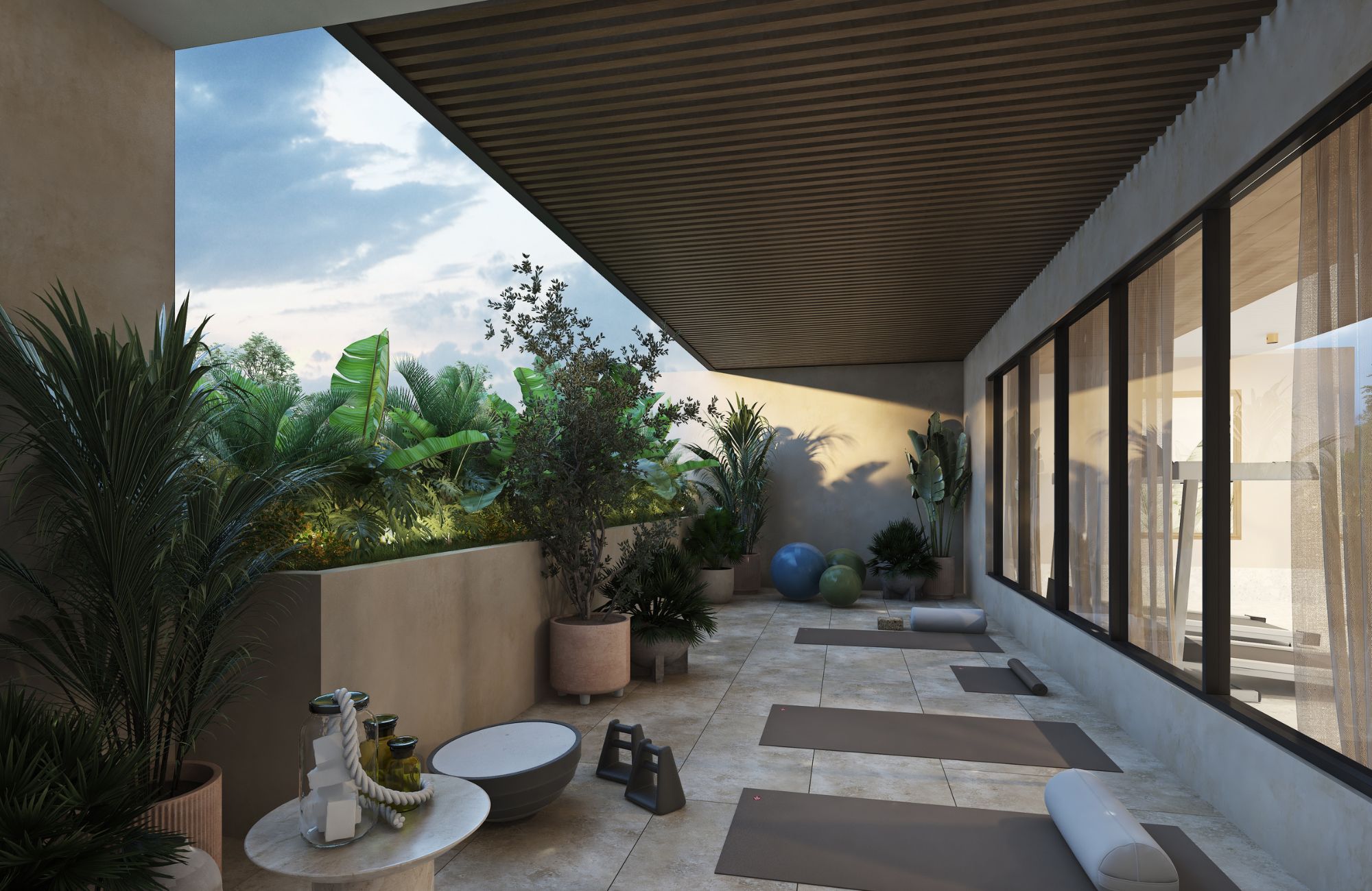 Condo with terrace, pool, service room, pre-sale, North Zone, M&eacute;rida.