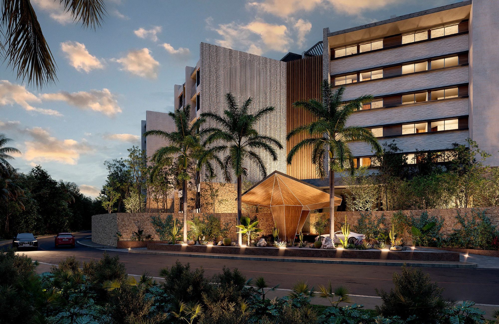 Luxury studio for sale in Playacar, 4 pools, playground for children, Pet zone, gym, clubhouse, restaurant, terrace bar, concierge and more,