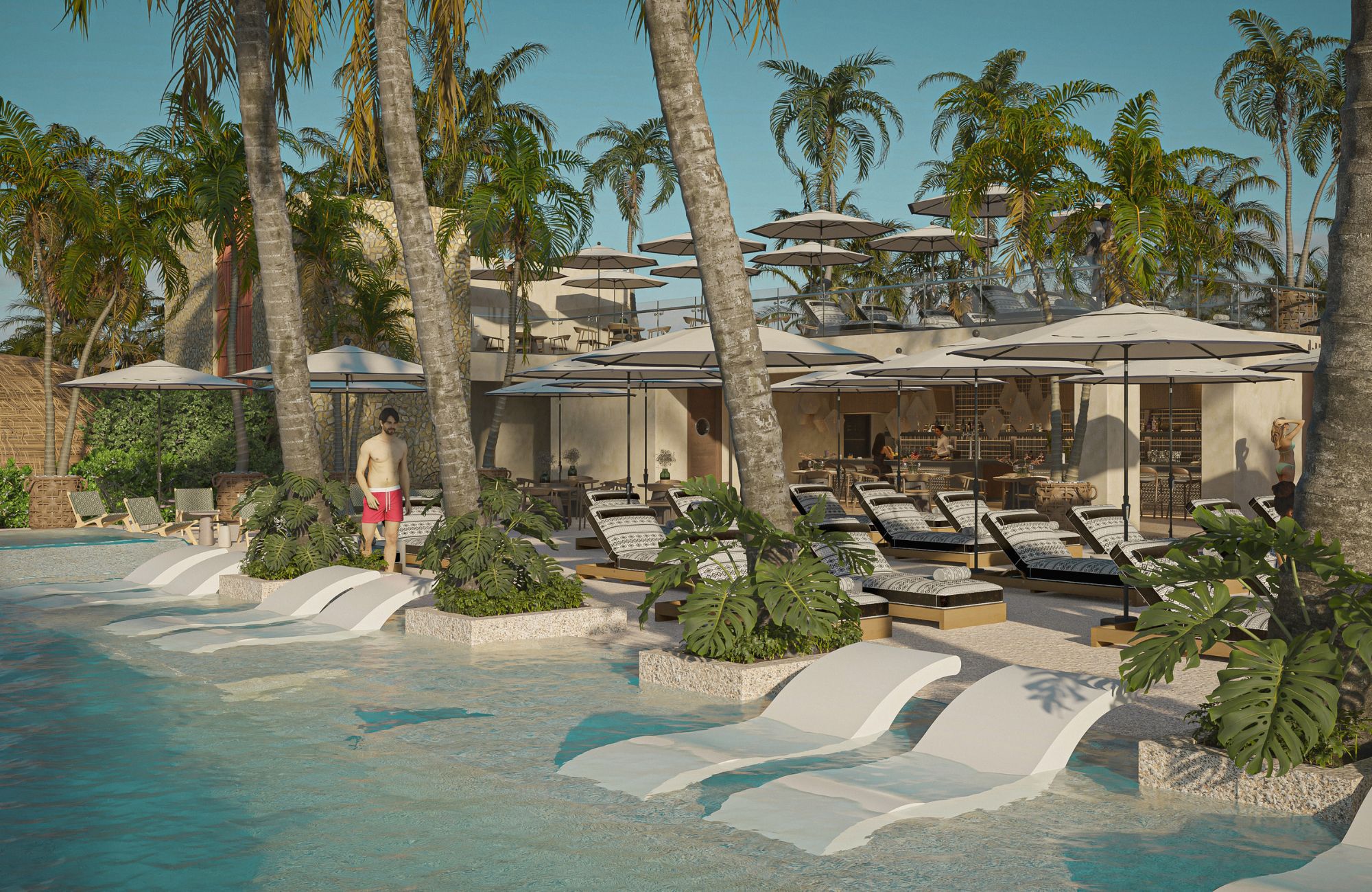 Condo with Garden and Private Terrace, for Sale, Playacar, Playa del Carmen