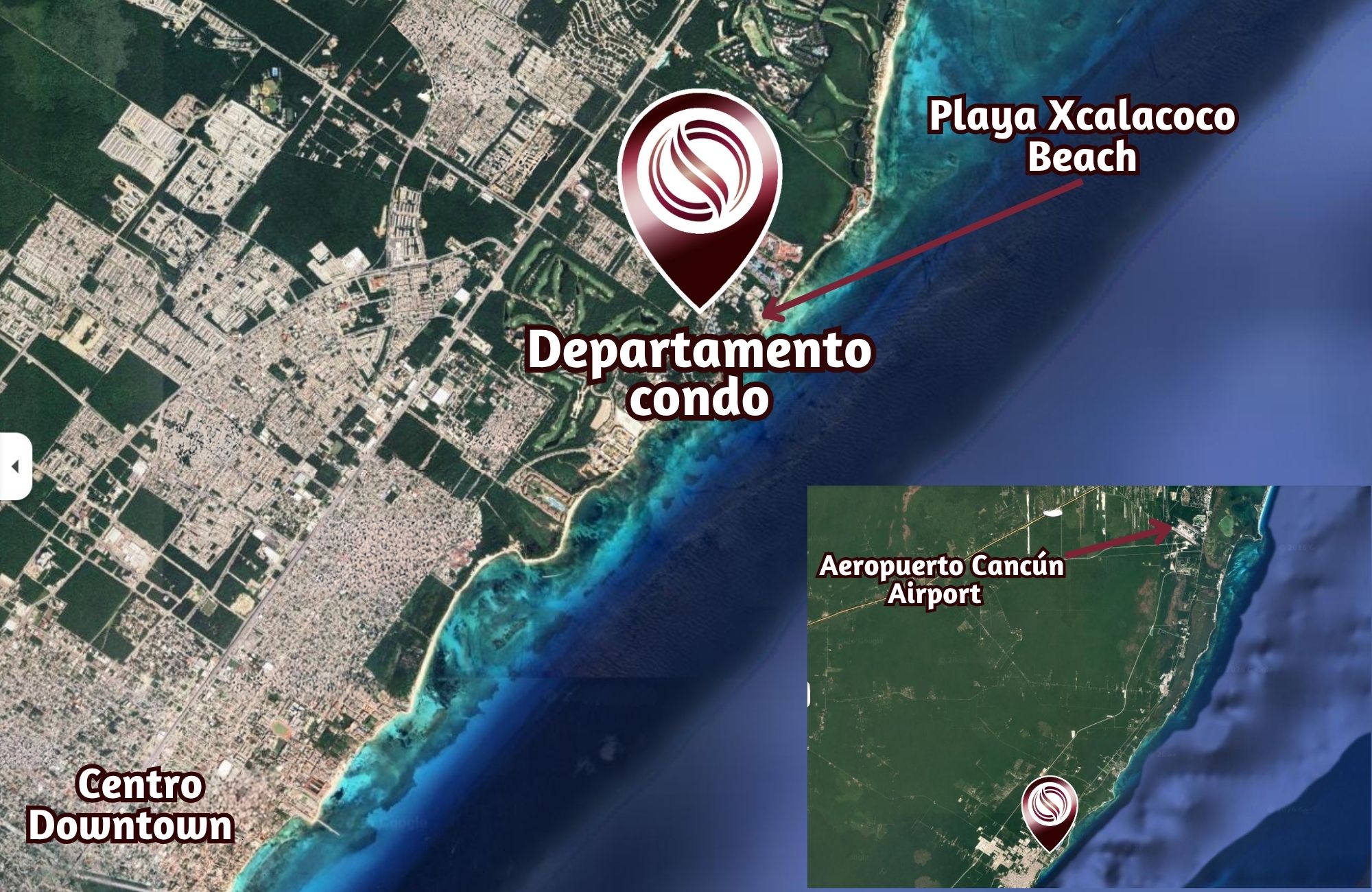 Apartamento a 400 metros de la playa, rooftop con vista al mar, Playa del carmen