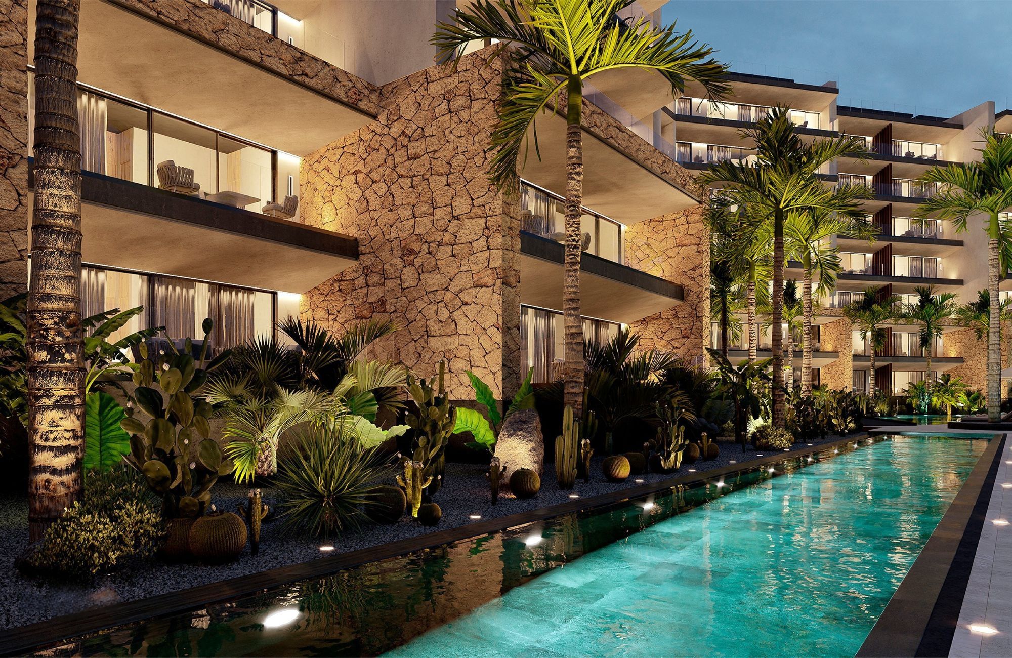 Apartamento a 400 metros de la playa, rooftop con vista al mar, Playa del carmen