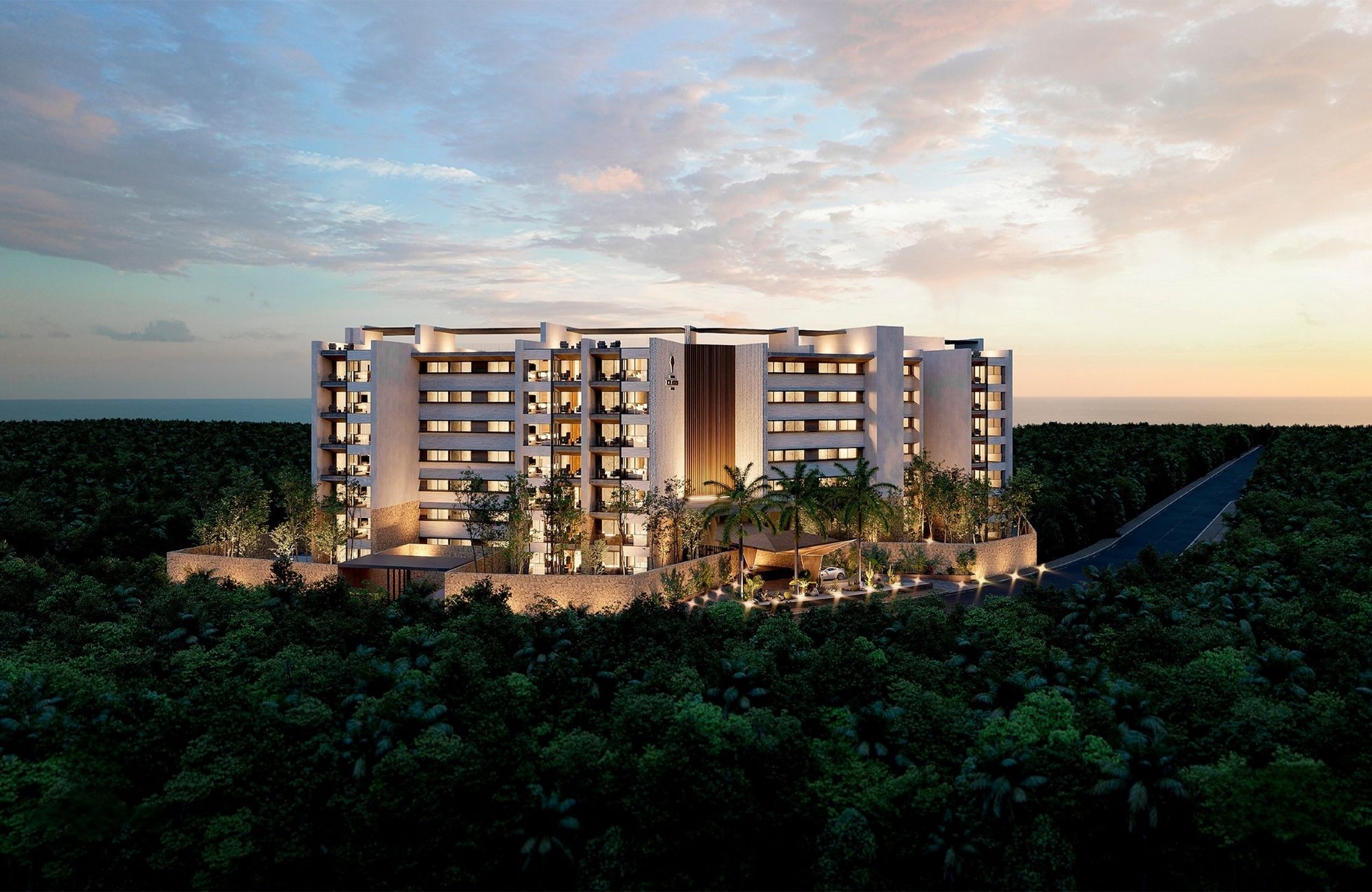 Condo for sale worh beach club, golf, pool, in Corasol, Playa del Carmen.