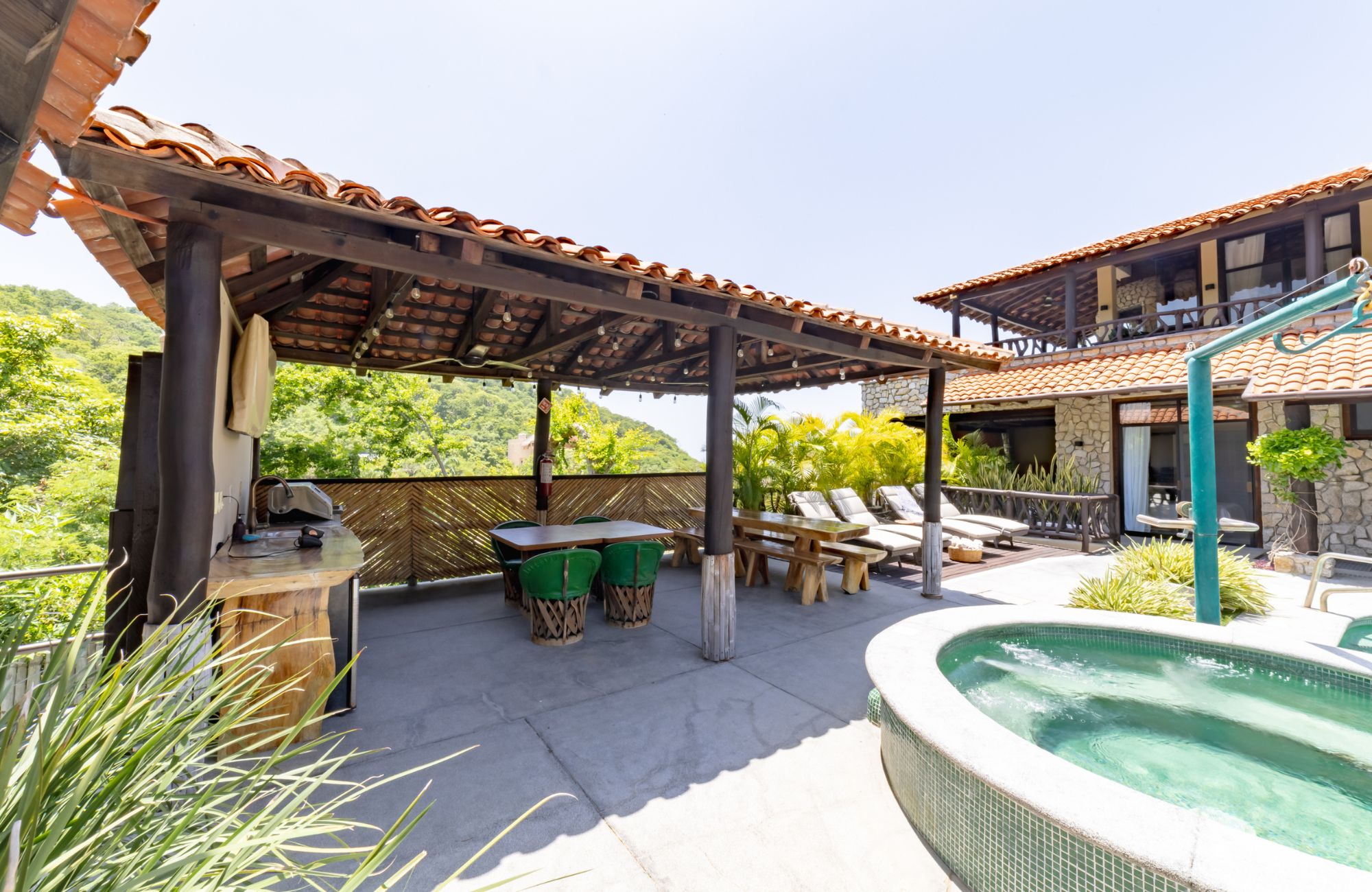 House with Private Pool and Ocean View for Sale, Residencial Conejos, Huatulco