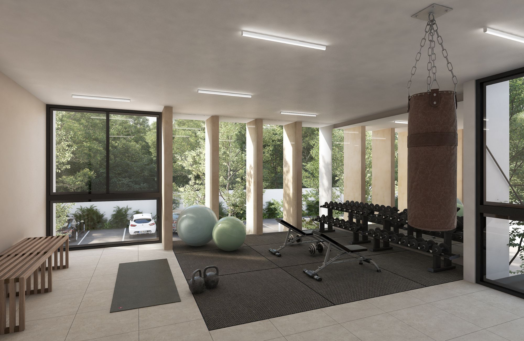 Condo con terraza privada, m&uacute;ltiples amenidades, venta, Pionera Conkal, M&eacute;rida