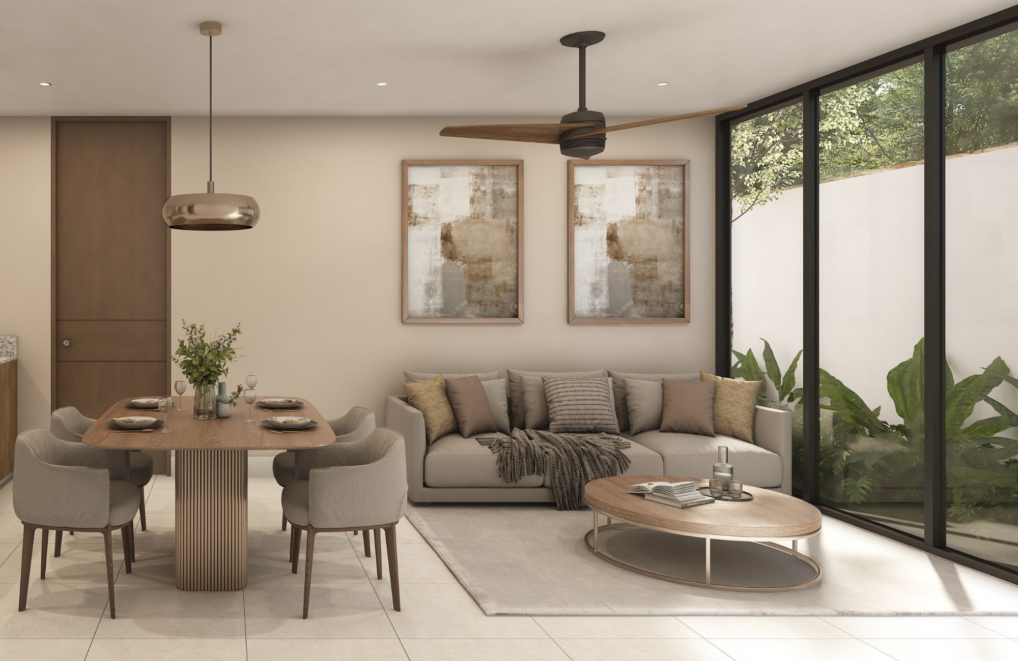 Apartment with garden, pool, terrace, for sale, Zona Campestre, M&eacute;rida.