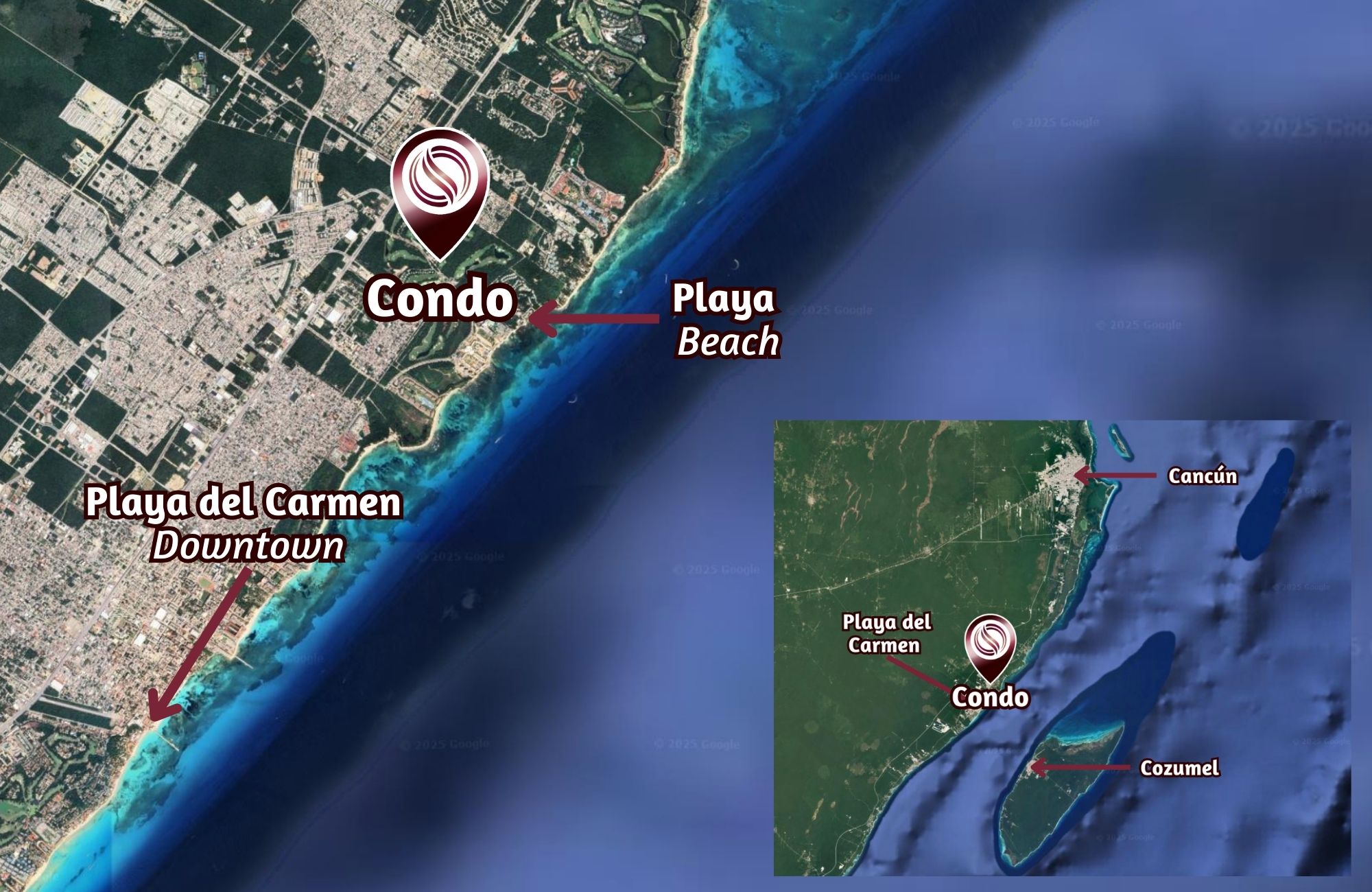 Double height condo, in golf course with beach club, double terrace, TV room, in Corasol, Playa del Carmen, pre-construction.