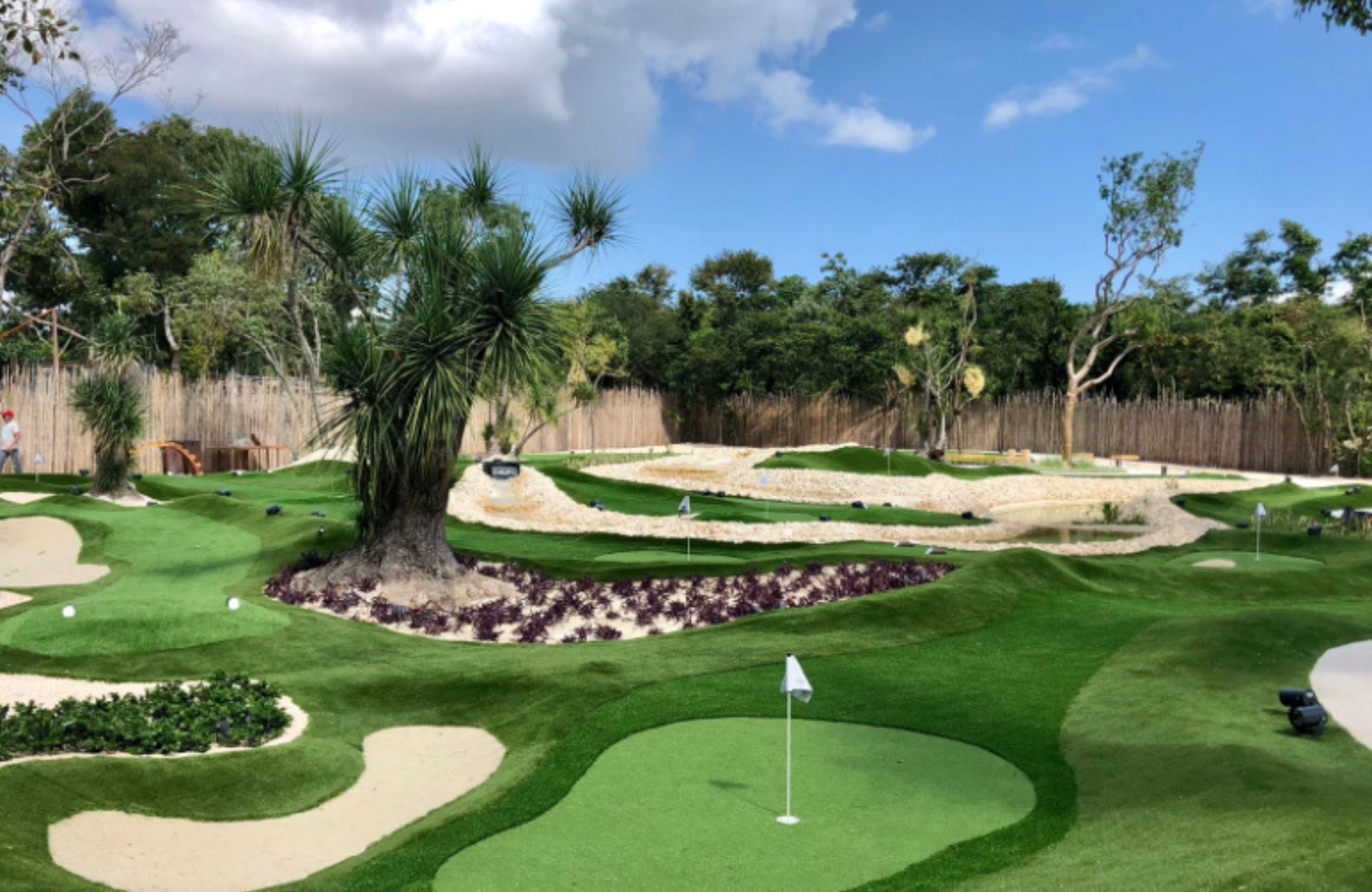 Double height condo, in golf course with beach club, double terrace, TV room, in Corasol, Playa del Carmen, pre-construction.