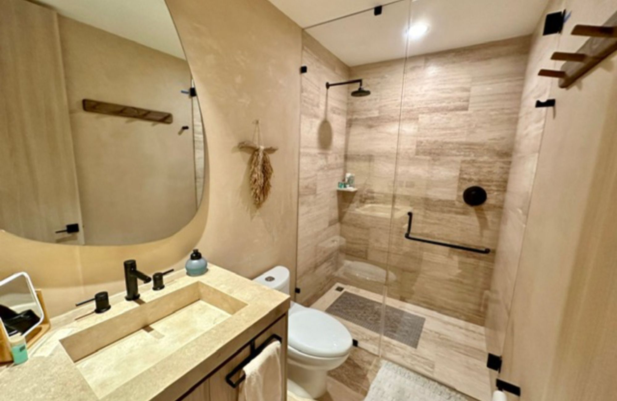 Double height condo, in golf course with beach club, double terrace, TV room, in Corasol, Playa del Carmen, pre-construction.