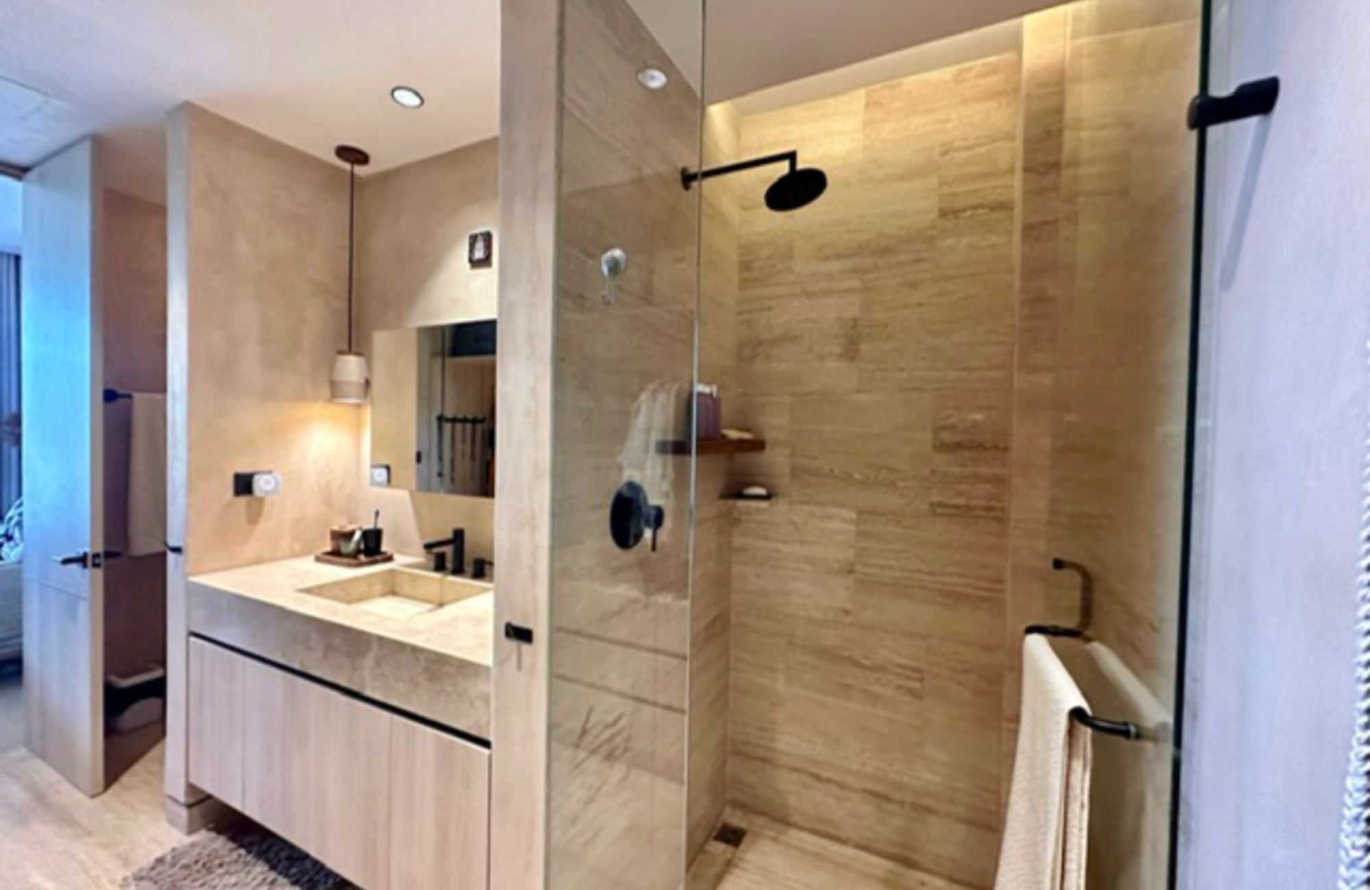 Double height condo, in golf course with beach club, double terrace, TV room, in Corasol, Playa del Carmen, pre-construction.