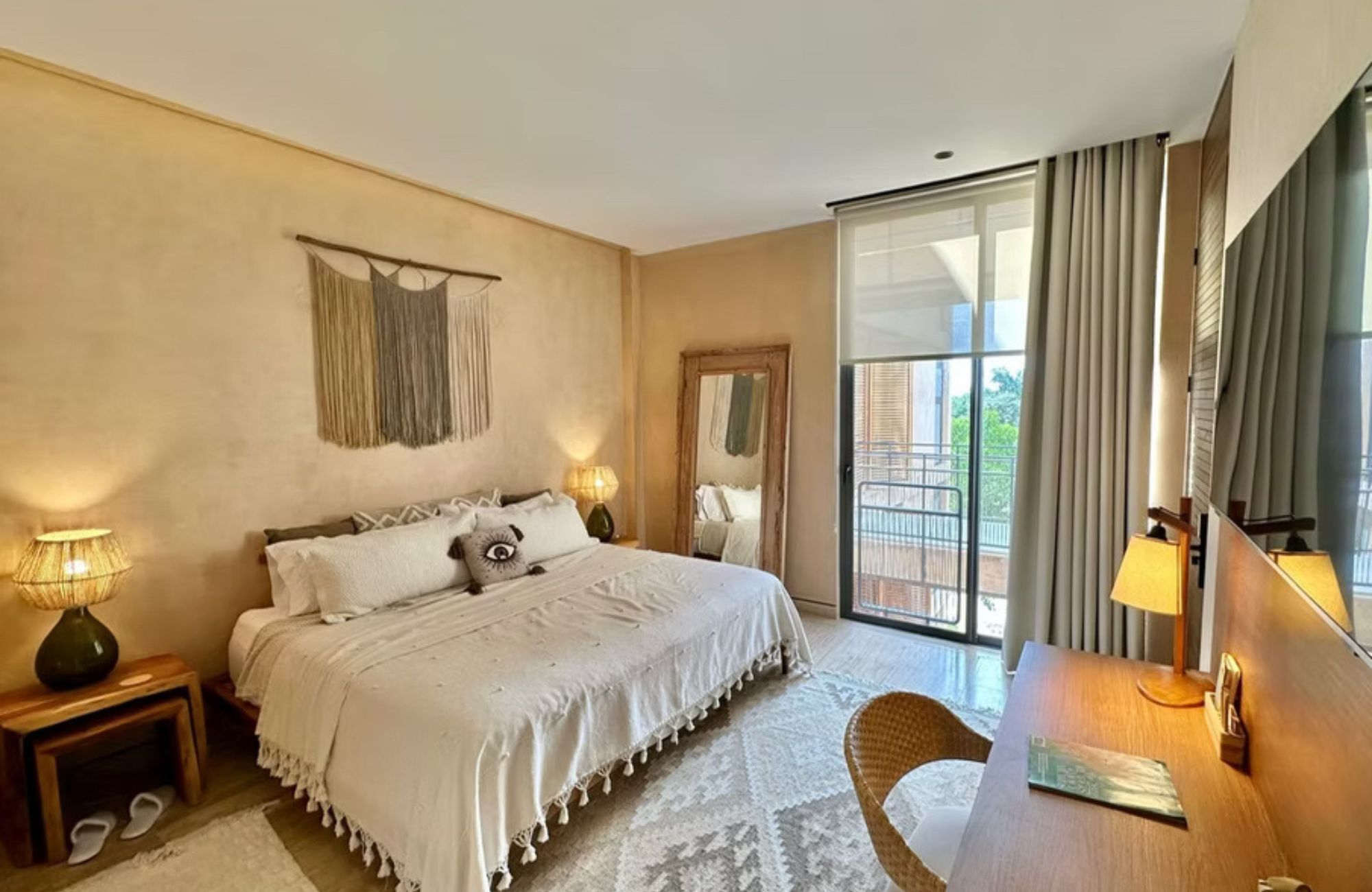 Double height condo, in golf course with beach club, double terrace, TV room, in Corasol, Playa del Carmen, pre-construction.