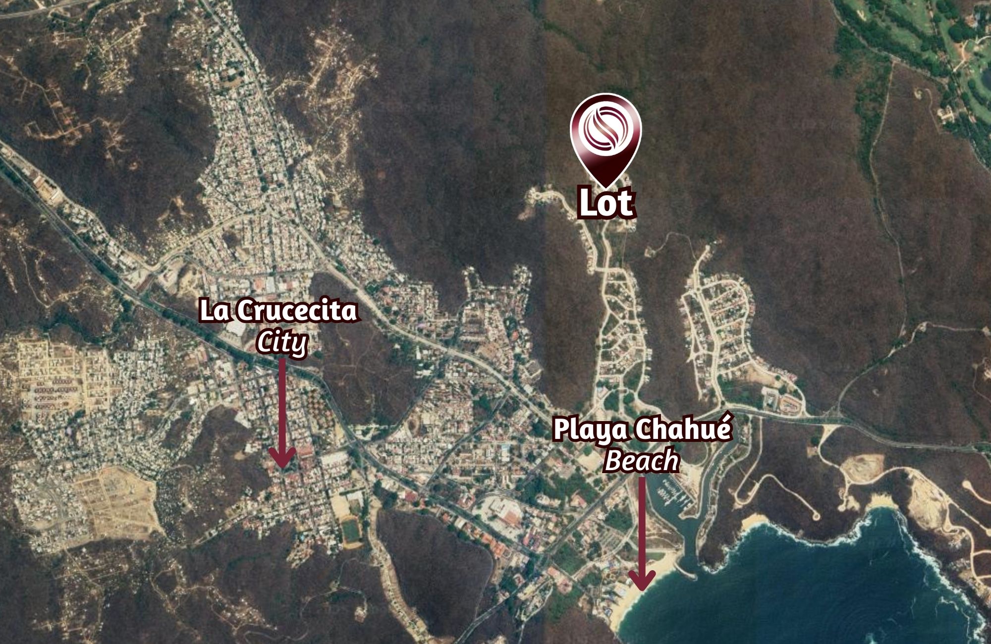 Lot to build a villa, in a quiet residential area with underground services. Create the house of your dreams and live surrounded by nature.