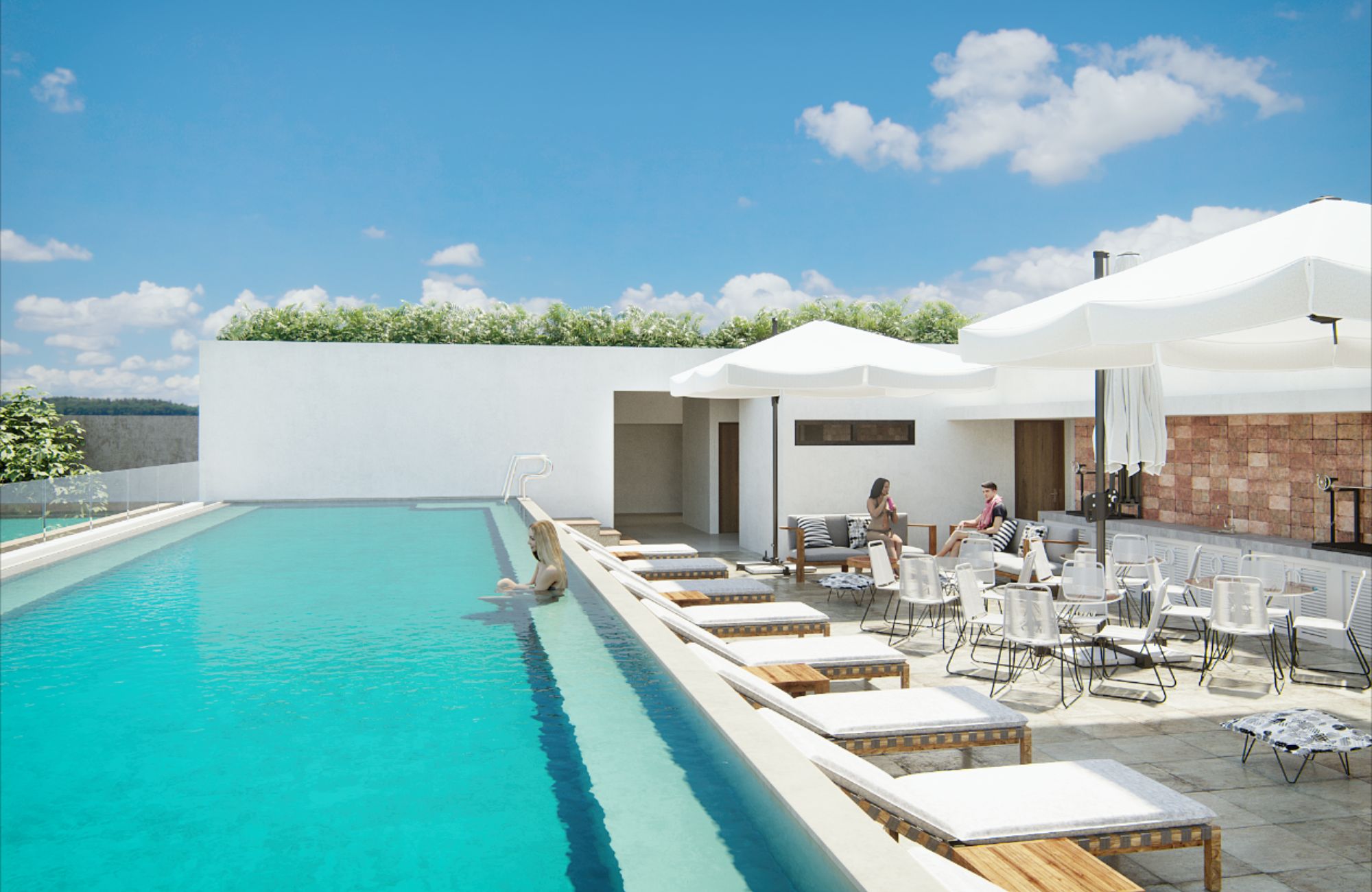 Departamento de 2 recamaras en Remate playa del carmen