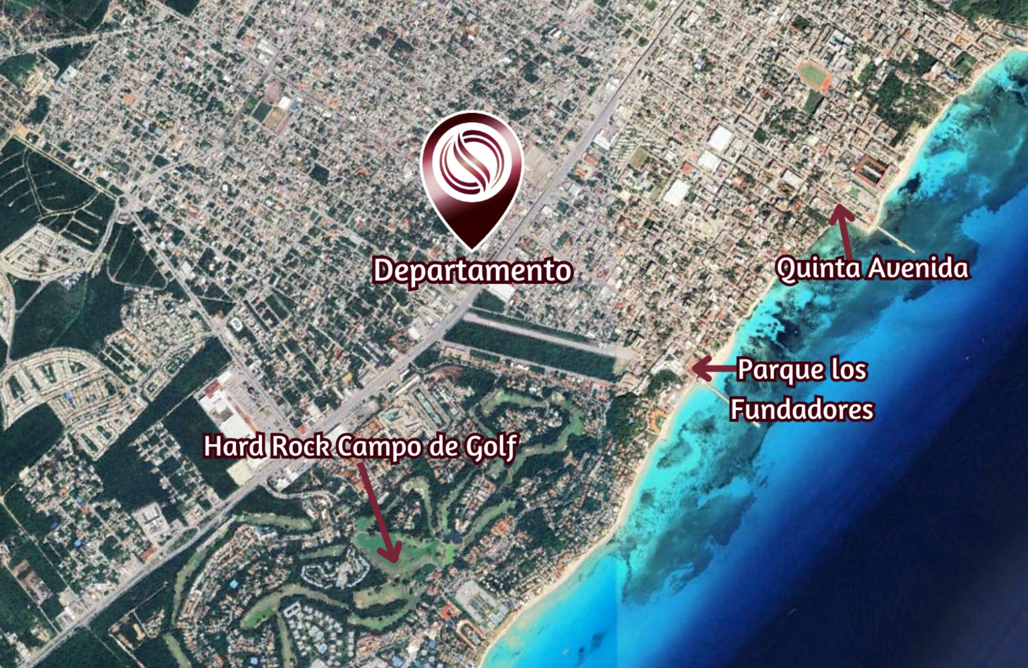 Departamento de 2 recamaras en Remate playa del carmen