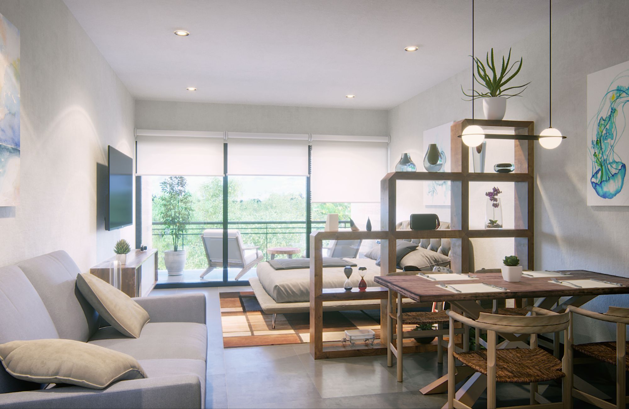 Condo with club house, 20,000 m2 of green areas, pool, playground, gym, dog park and more for sale Playa del Carmen