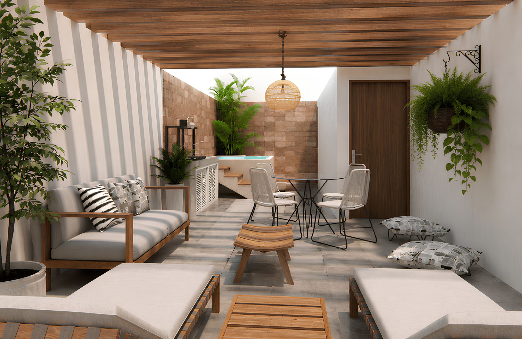 Furnished studio, just steps from the sea, for sale, Downtown, Playa del Carmen