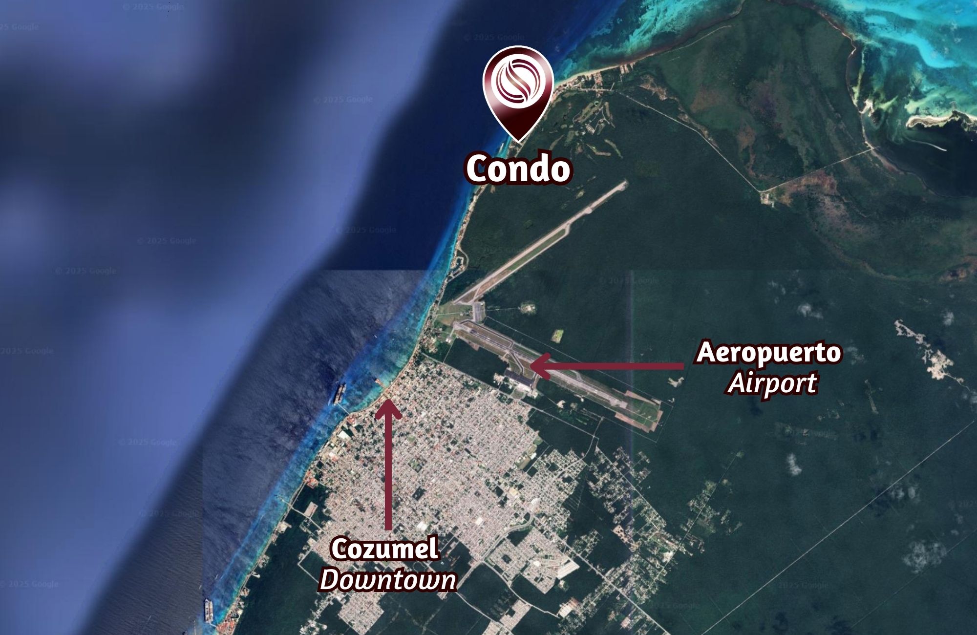 Condominium with Ocean View for Sale, North Hotel Zone, Cozumel