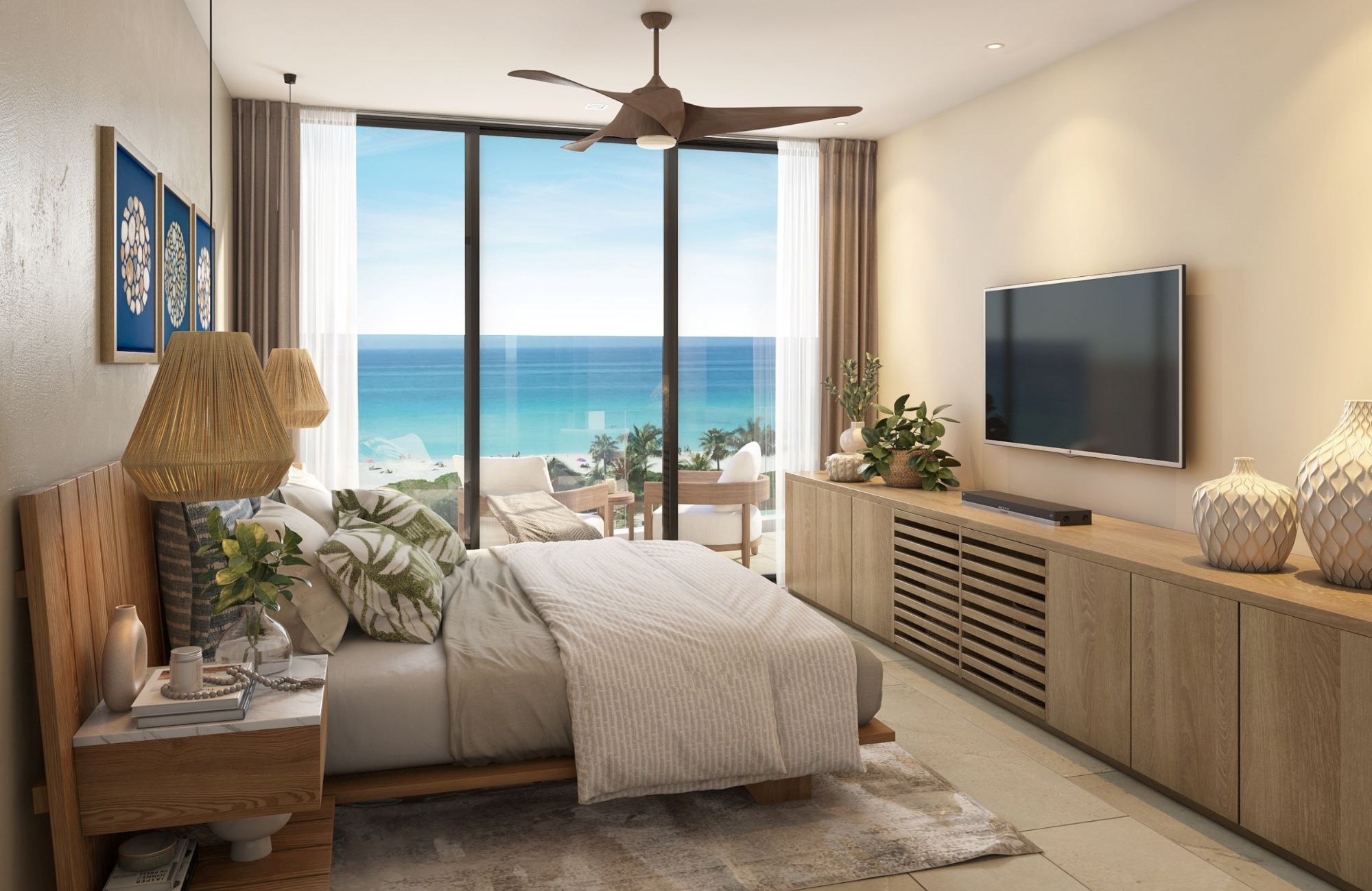 Ocean View Apartment, Common Pool, Pre-construction, Sea Boardwalk, Cozumel