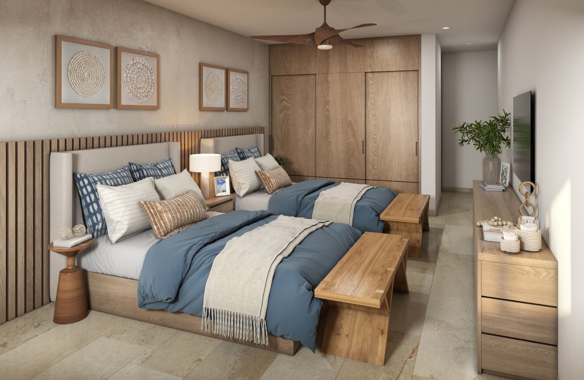 Ocean View Apartment, Common Pool, Pre-construction, Sea Boardwalk, Cozumel