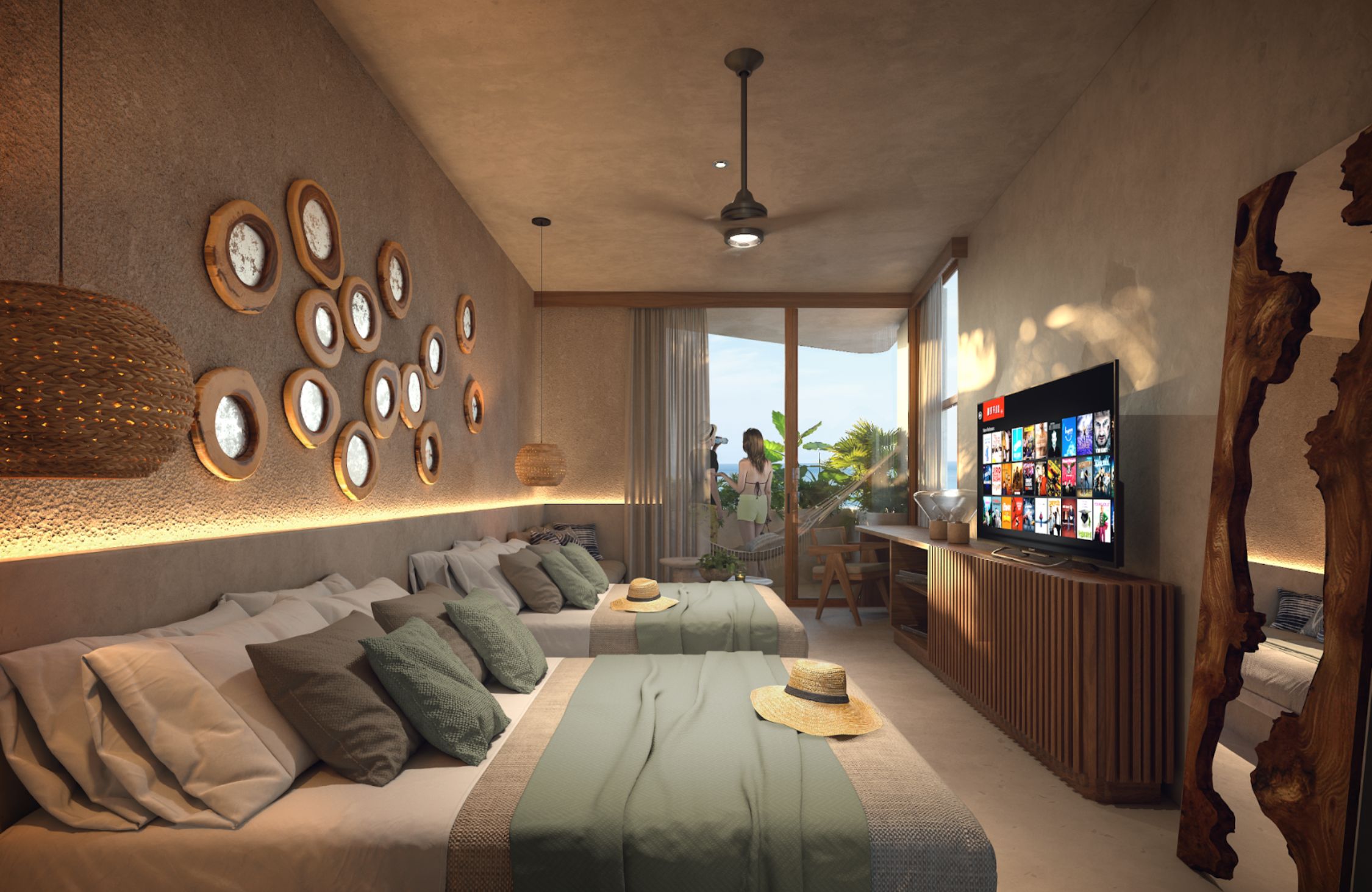 Penthouse con roof top en venta, alberca privada, Zona Centro, Tulum