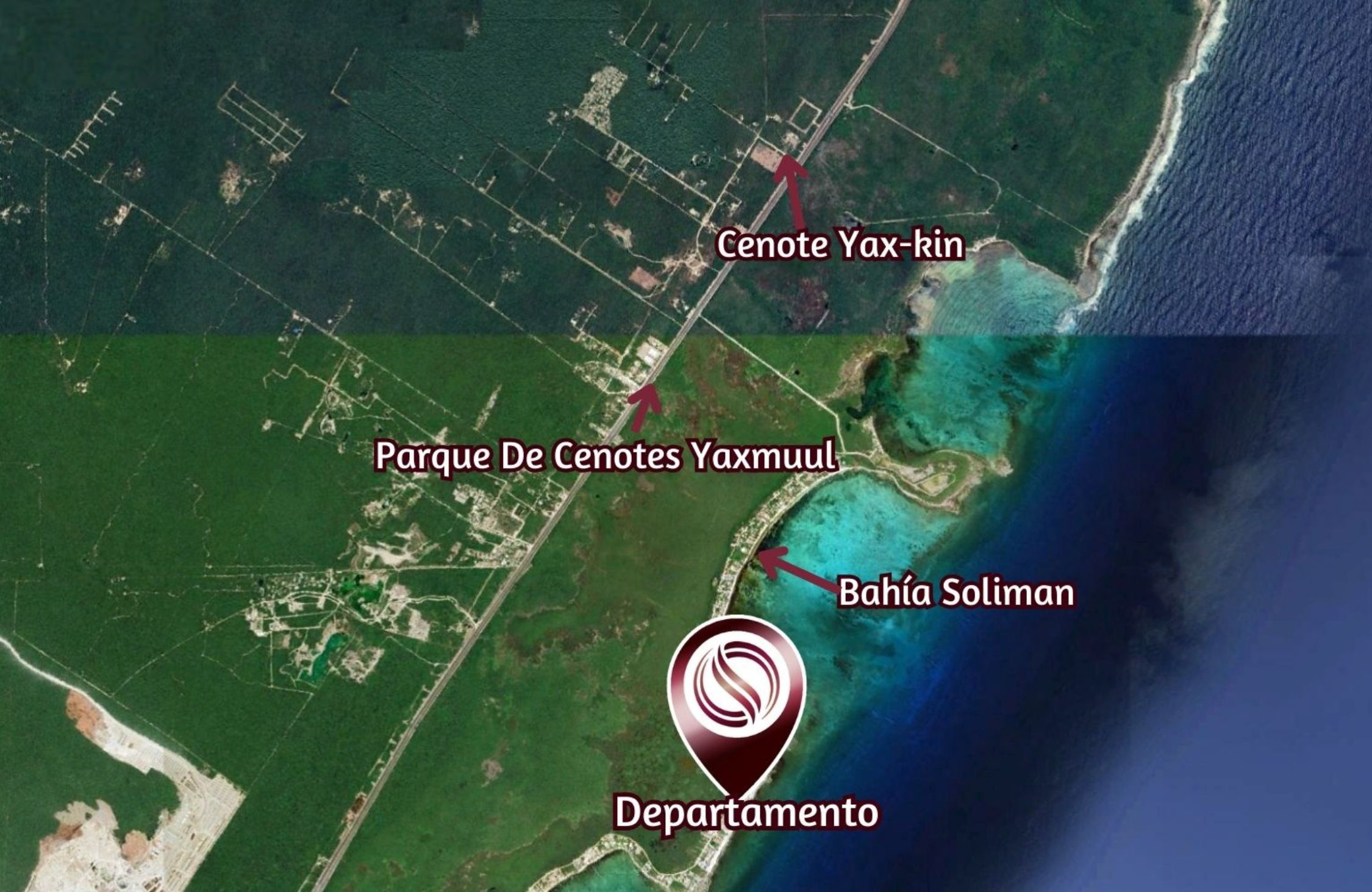 Penthouse con roof top en venta, alberca privada, Zona Centro, Tulum