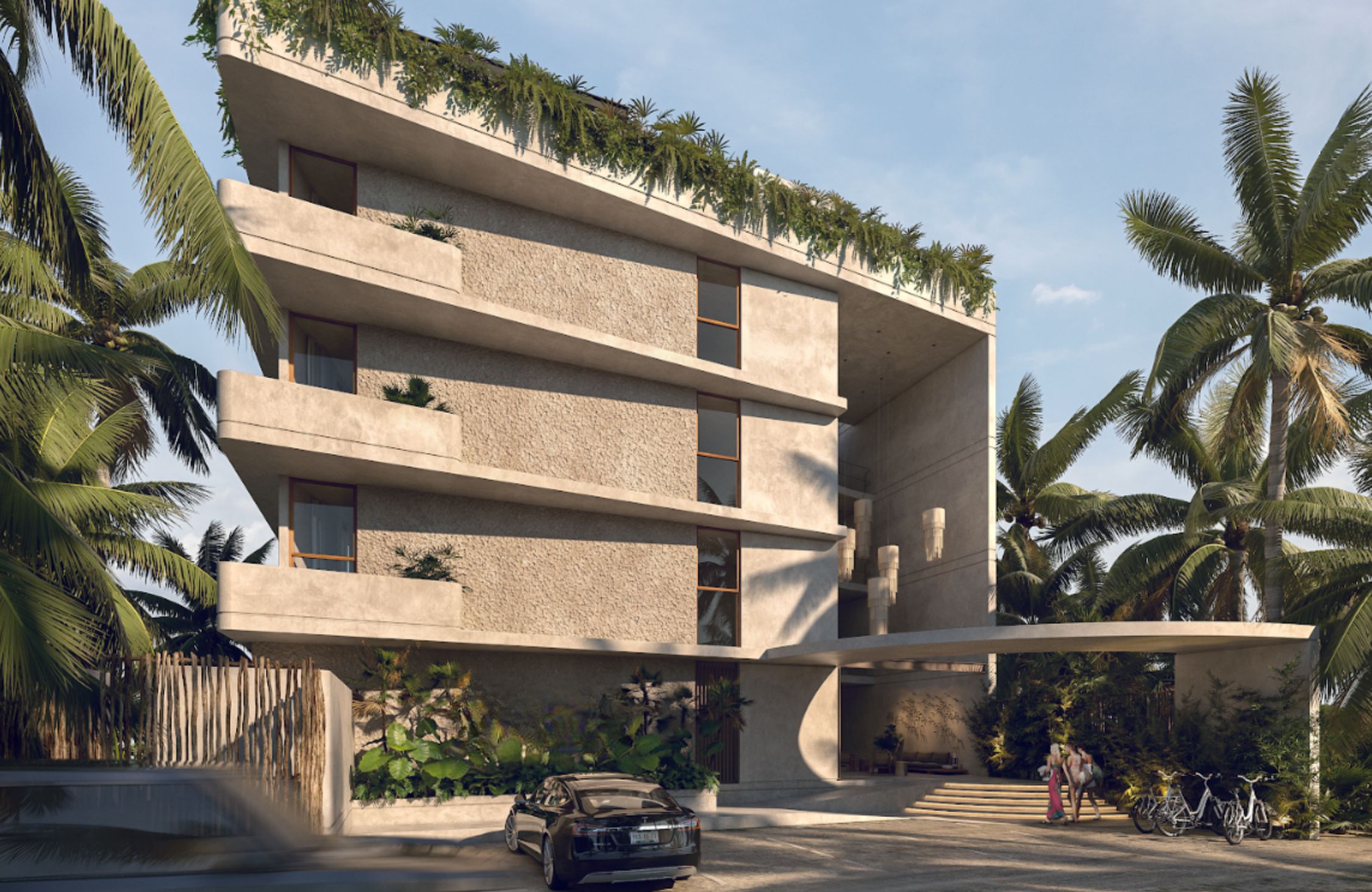 Beachfront penthouse with private pool for sale, Tankah, Tulum