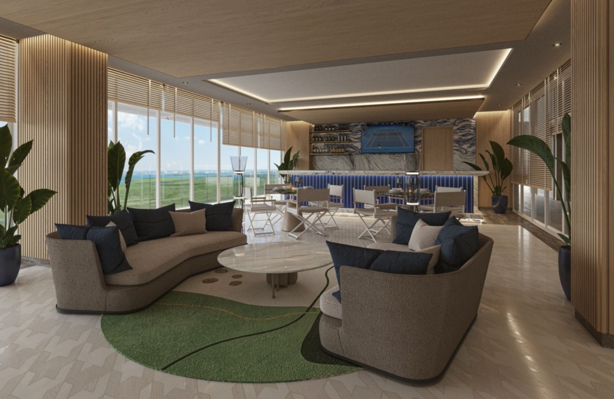 Condo with pool, spa, and business center, in Costa Mujeres, Canc&uacute;n