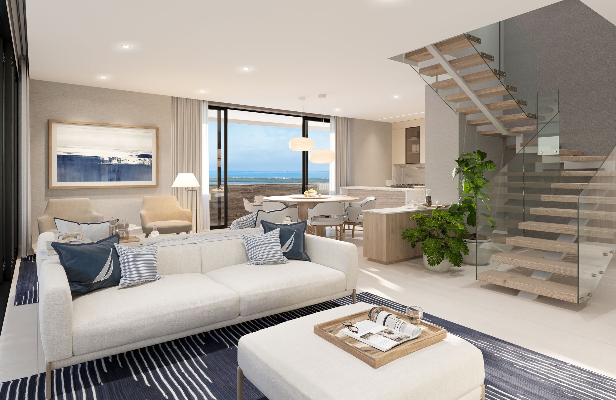 Condo with pool, spa, and business center, in Costa Mujeres, Canc&uacute;n