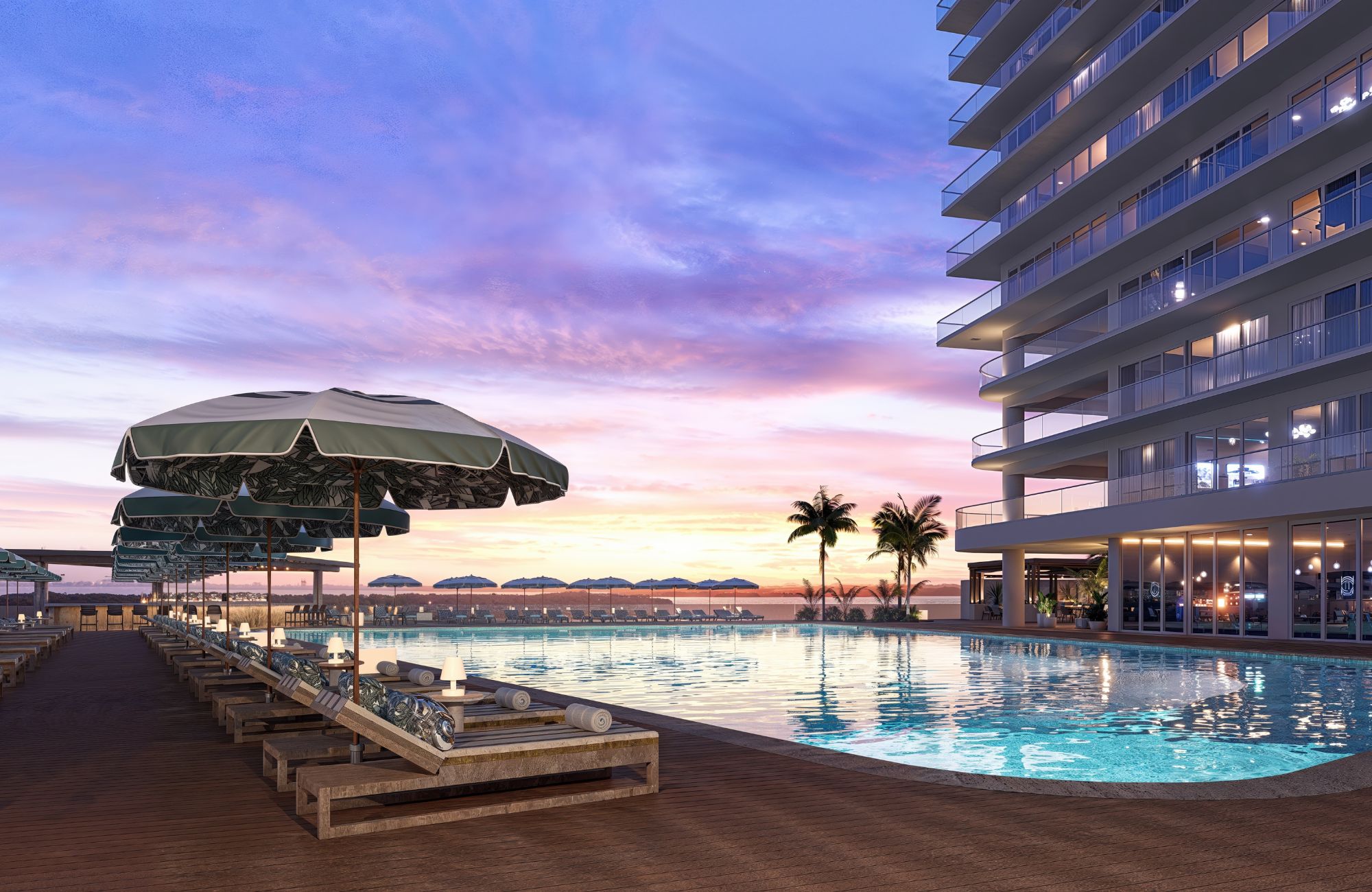 Ocean view condo with, dock, adults pool, pet park, golf, marina,  beach club, for sale Puerto Canc&uacute;n.